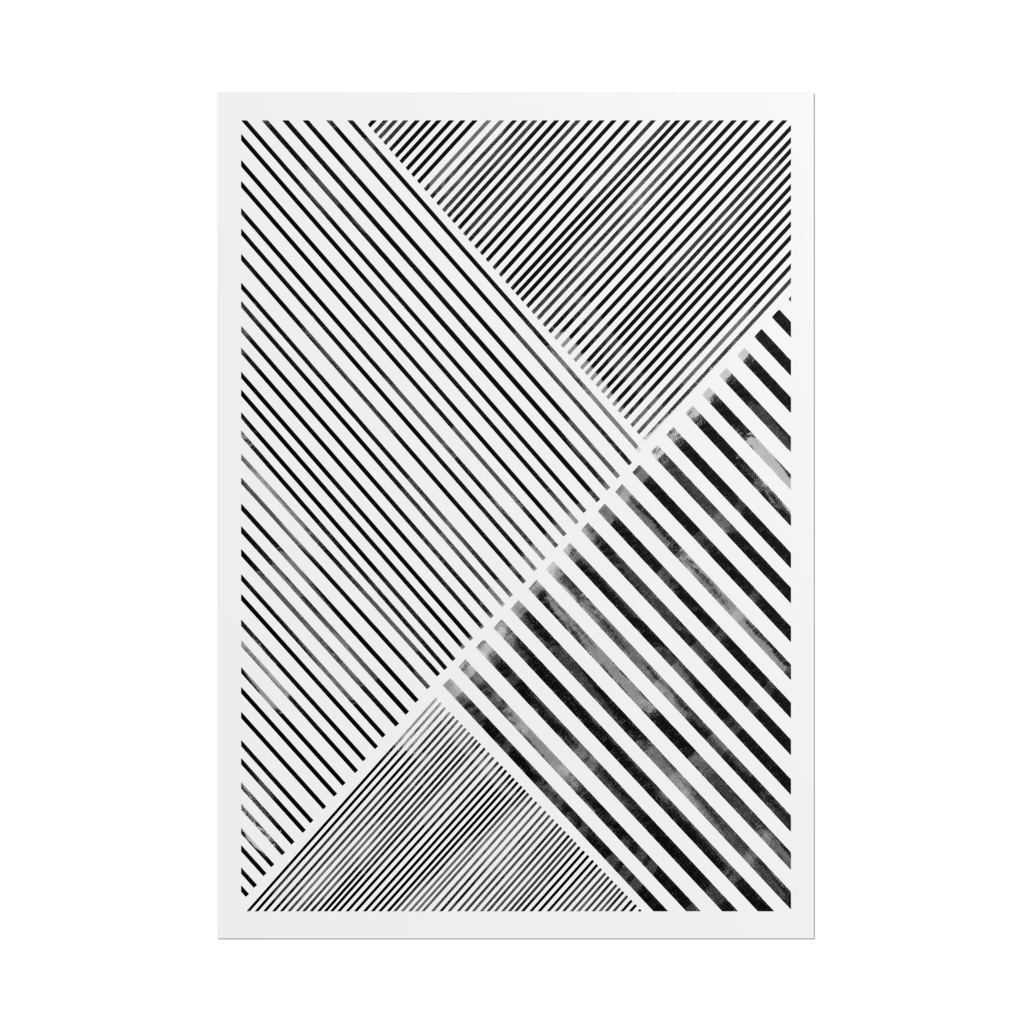 Monochrome Motion Angles - Poster