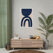 Indigo Arch Stillness - Poster