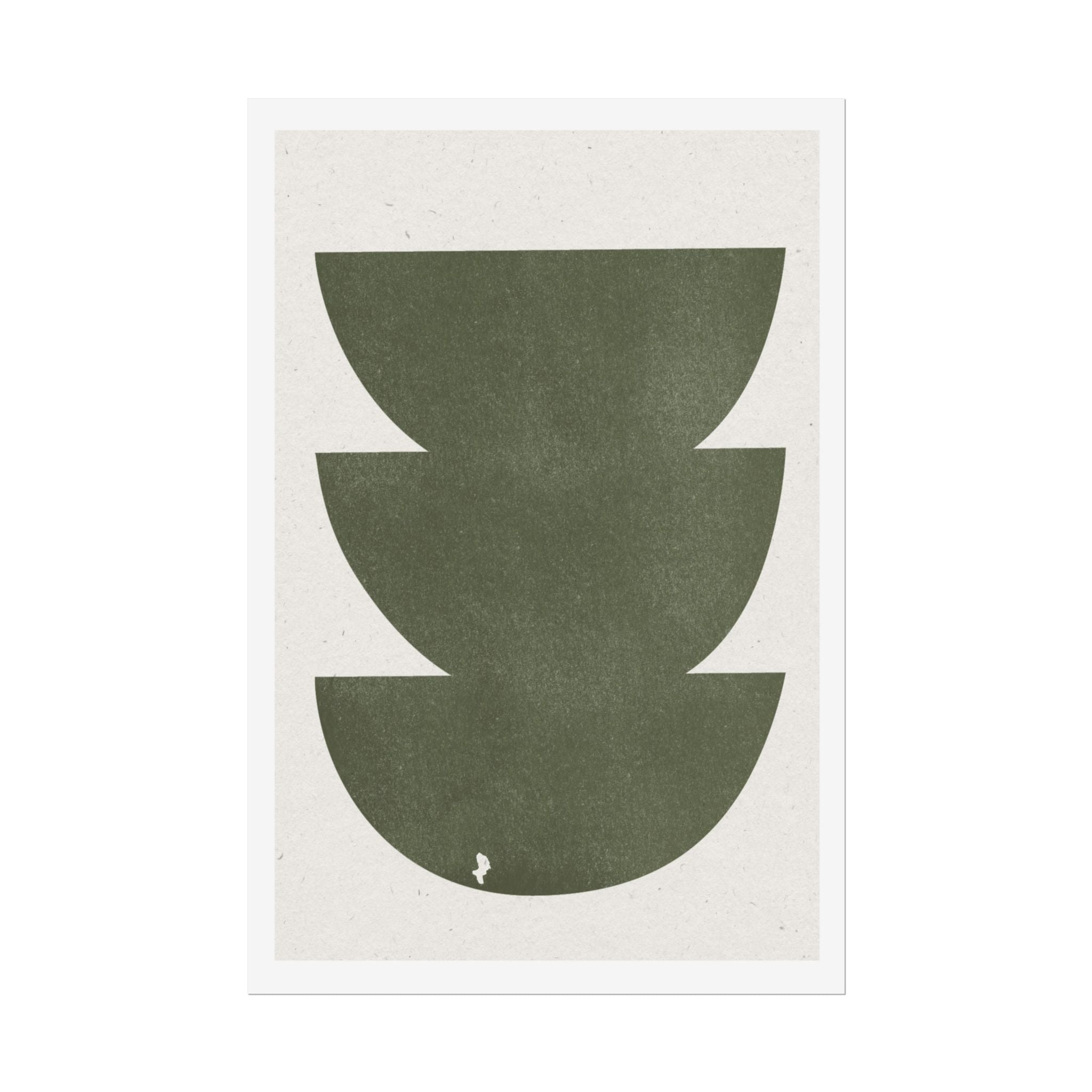Olive Balance Forms - Poster