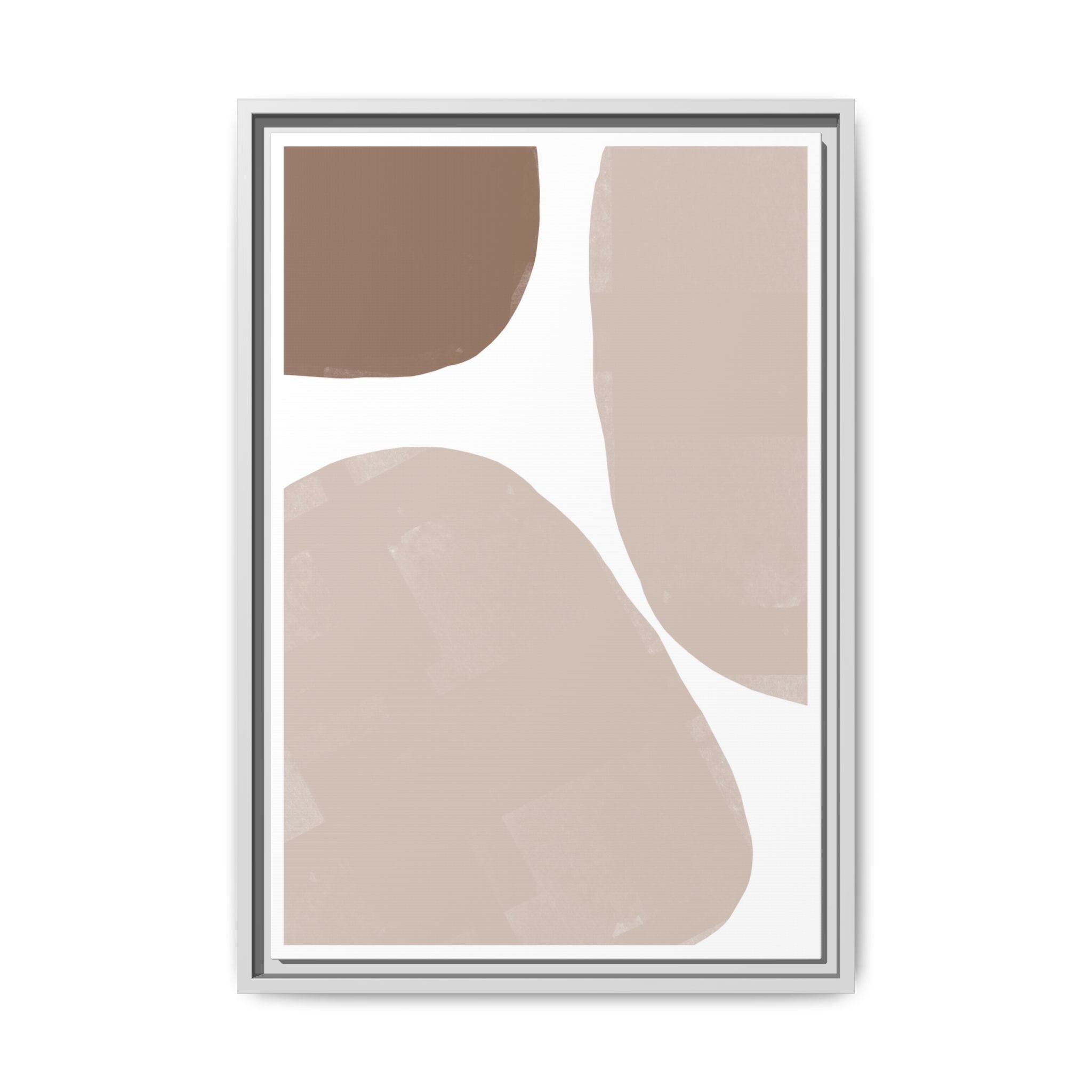 Muted Clay Horizons - Framed