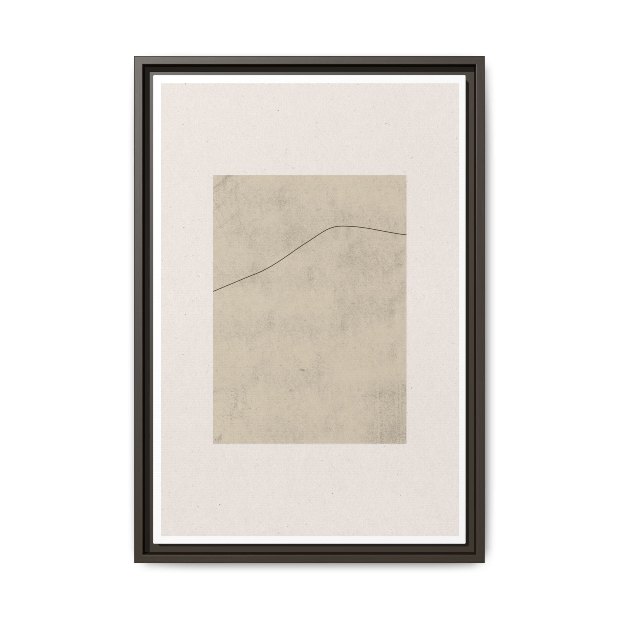 Whispered Horizon Trace - Framed