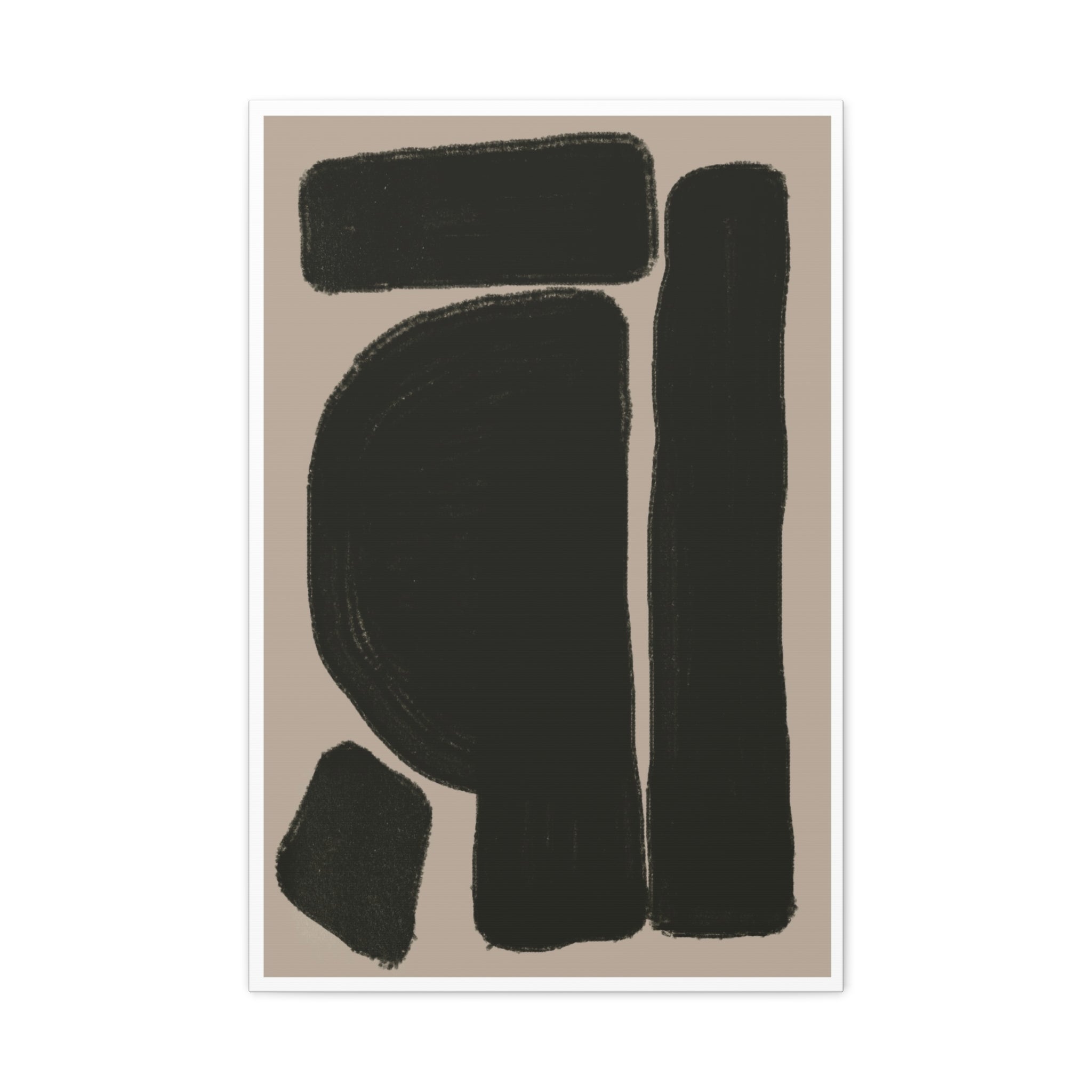 Velvet Obsidian Forms - Canvas