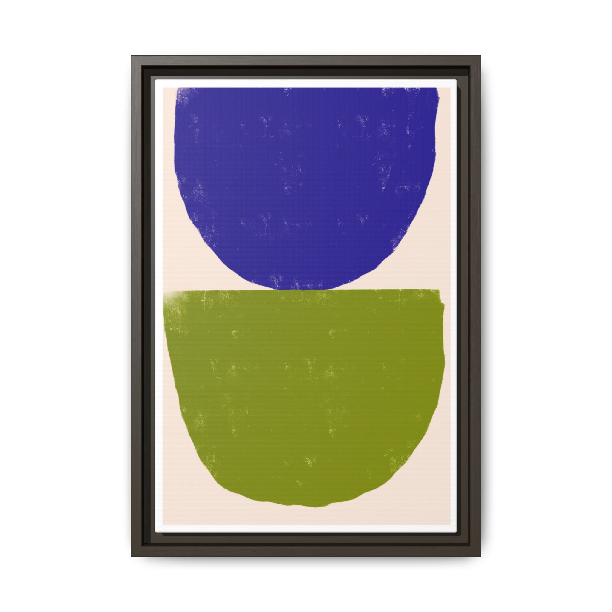 Cobalt Meadow Balance - Framed