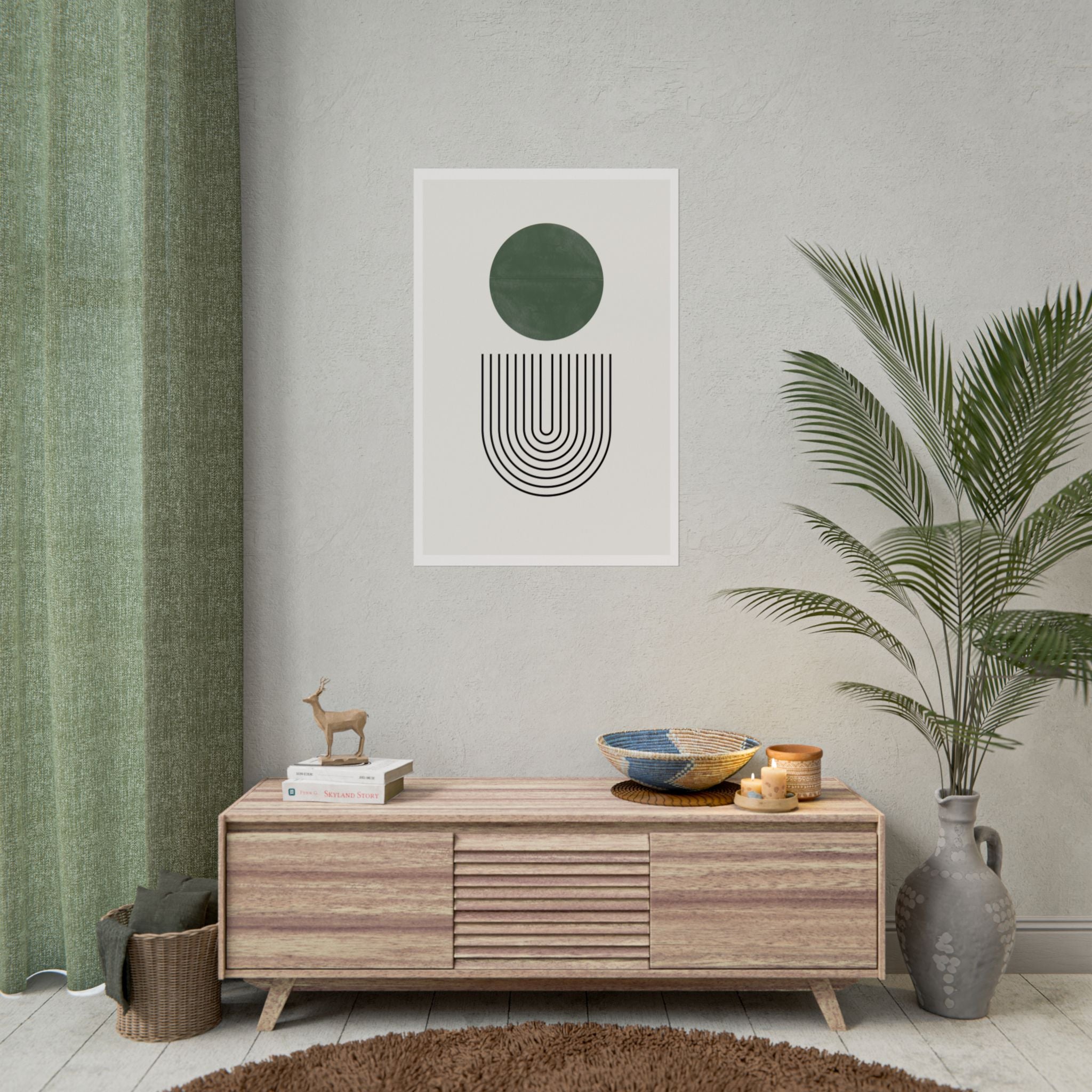 Emerald Orbit Pathways - Poster