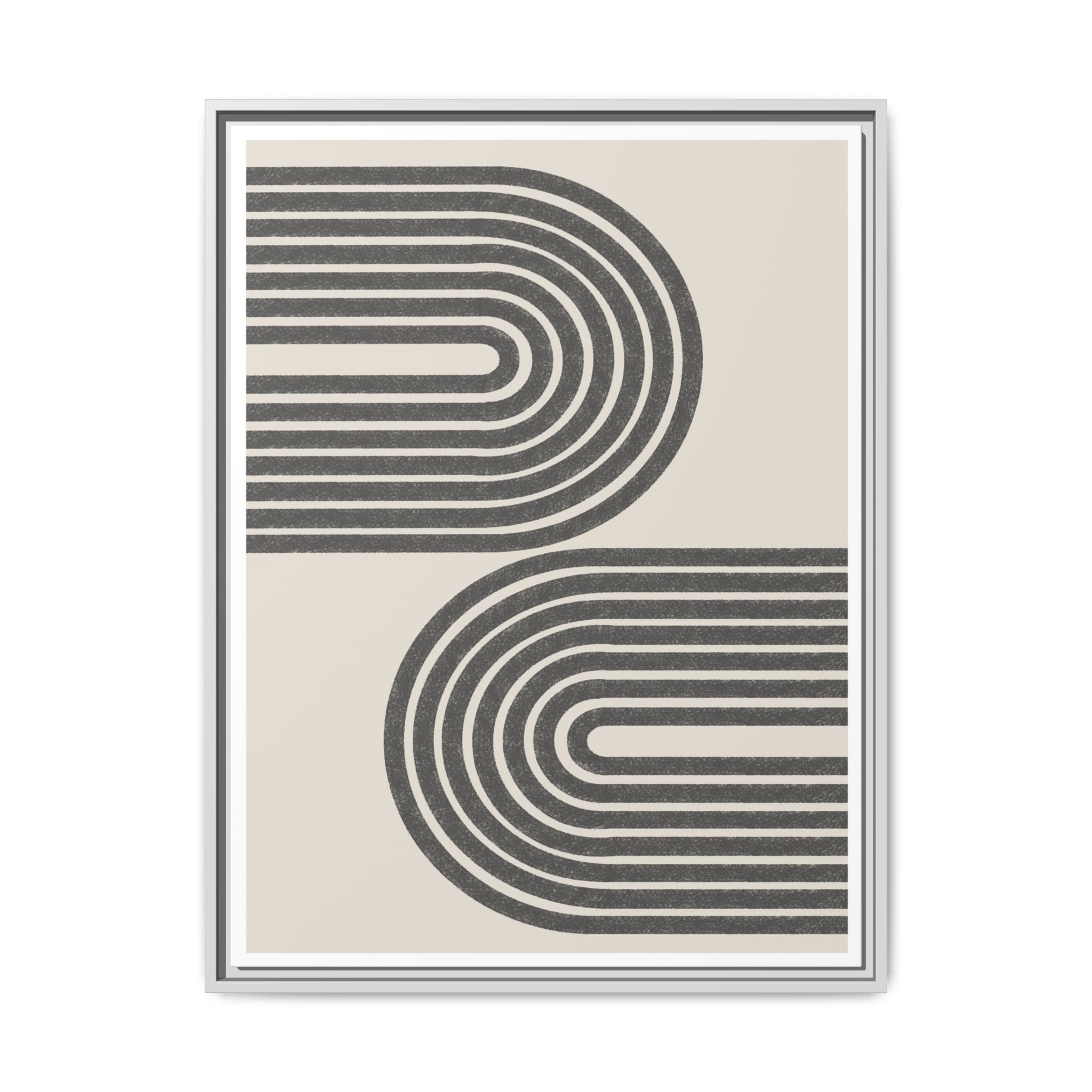Twin Horizon Currents - Framed