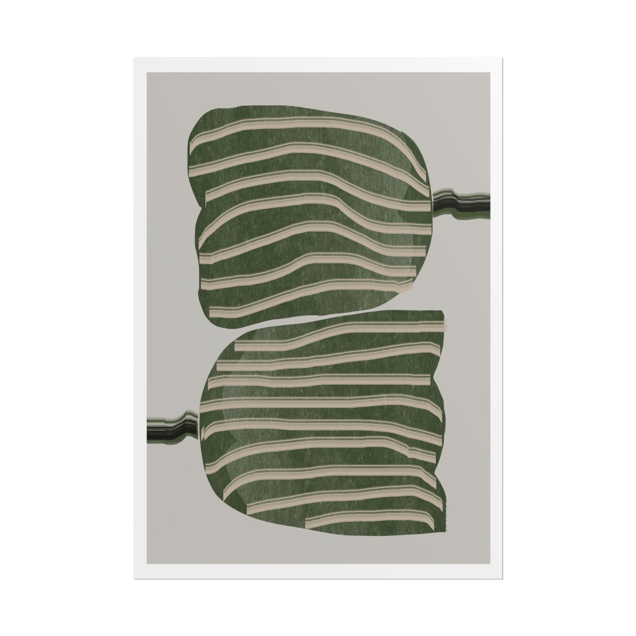 Verdant Echo Layers - Poster
