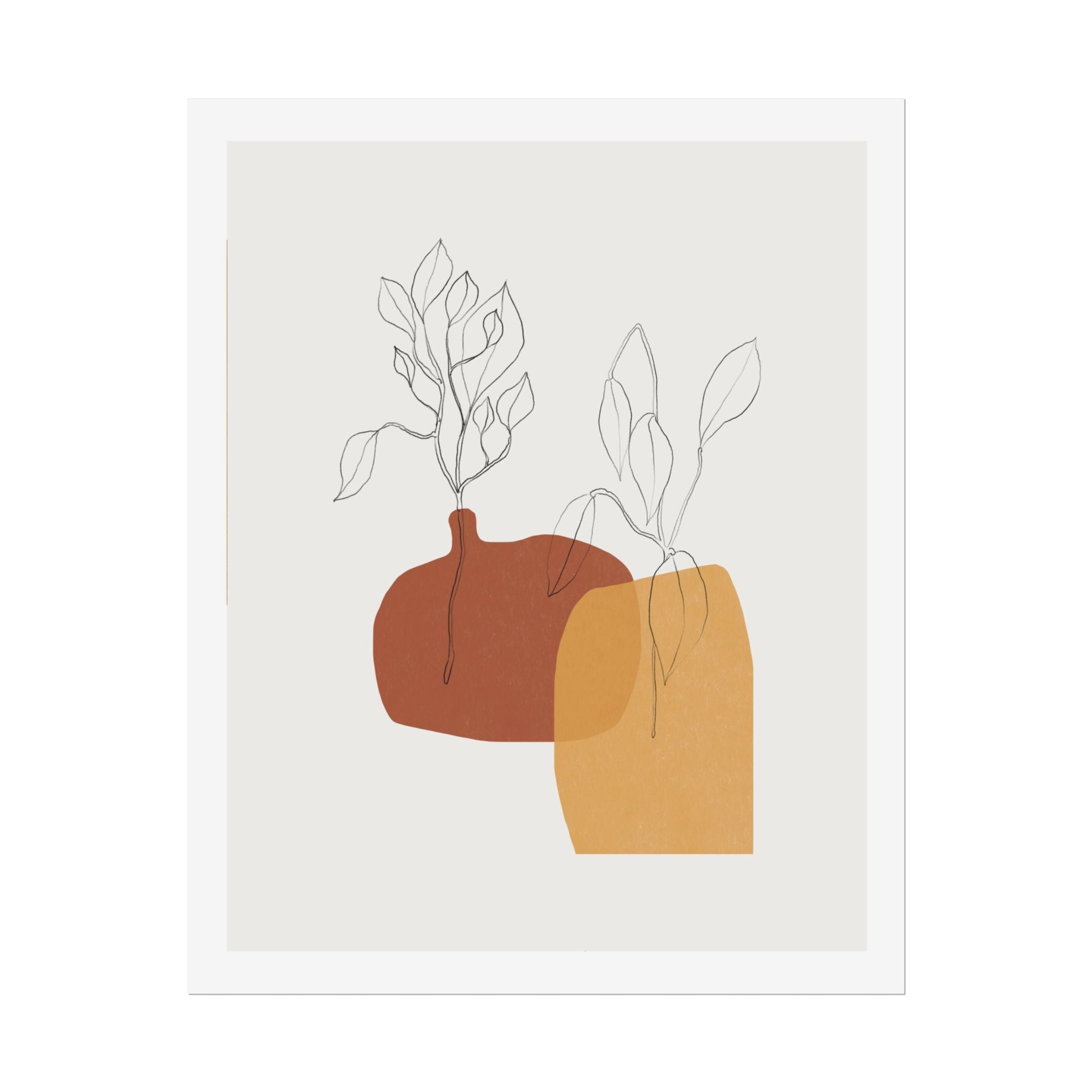 Terracotta Whisper Forms - Poster
