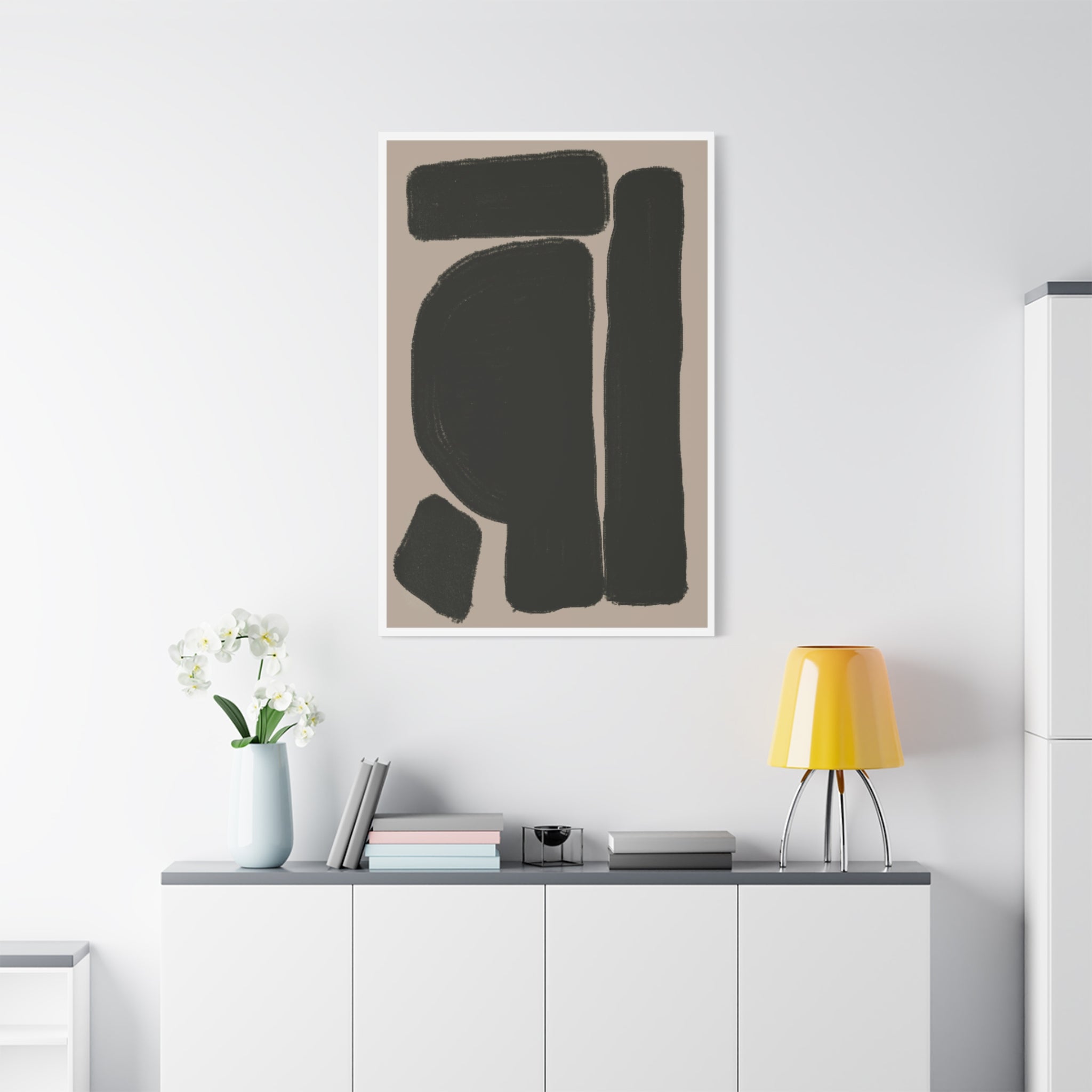 Velvet Obsidian Forms - Canvas