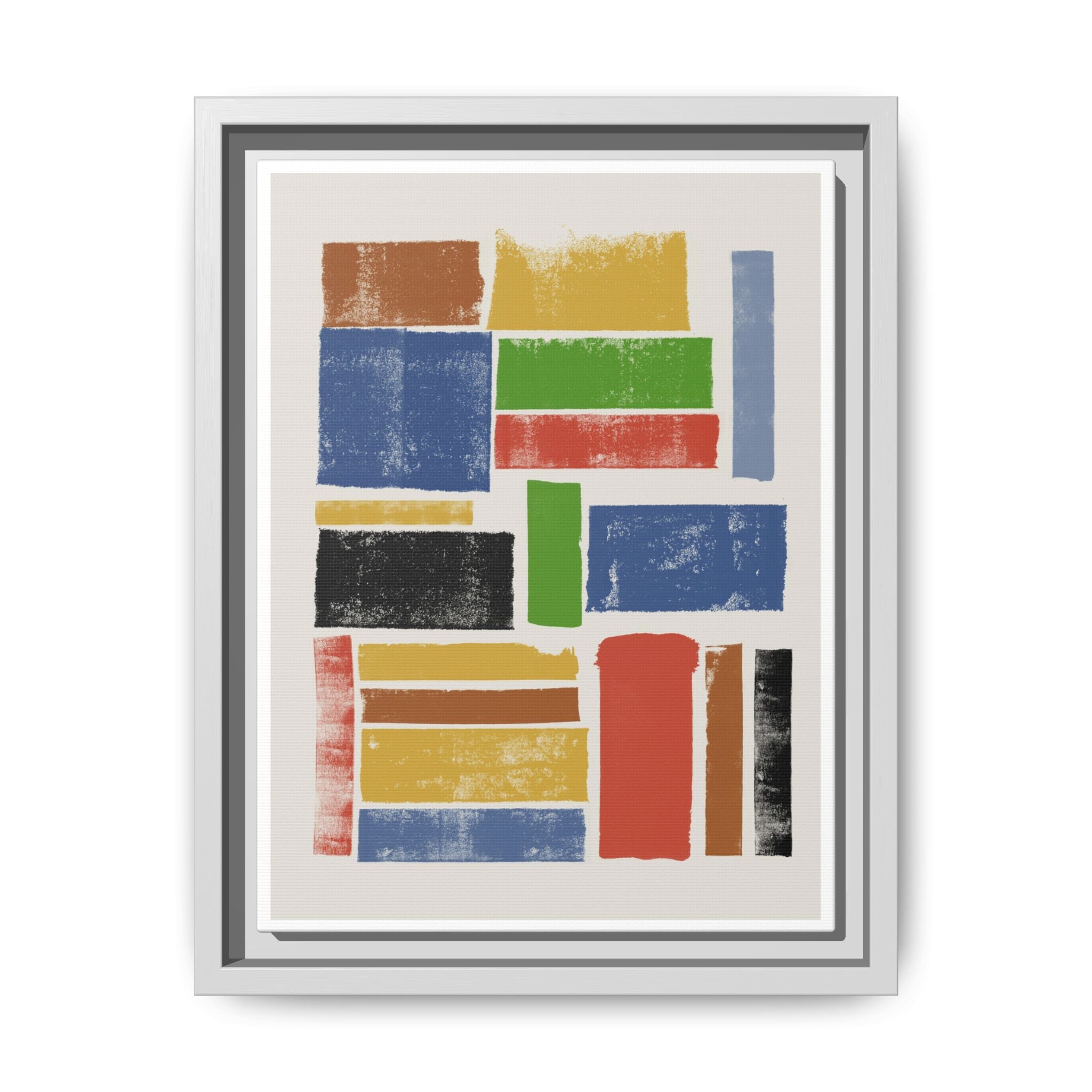 Playful Color Rhythm - Framed