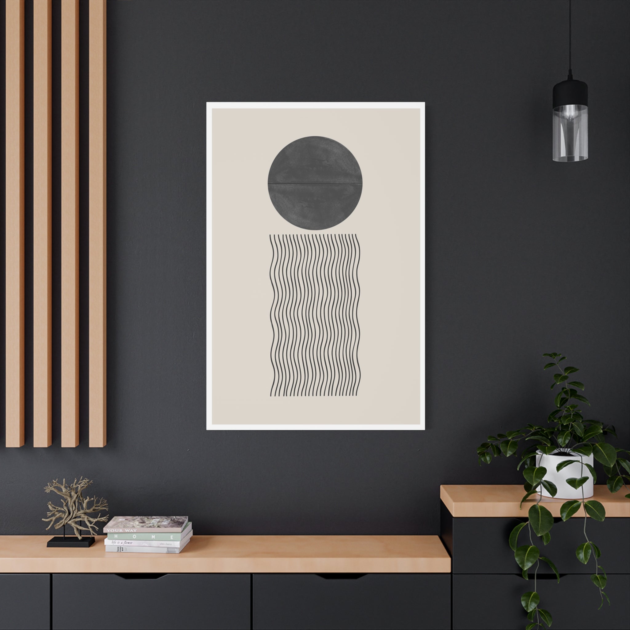 Celestial Wave Alignment - Canvas