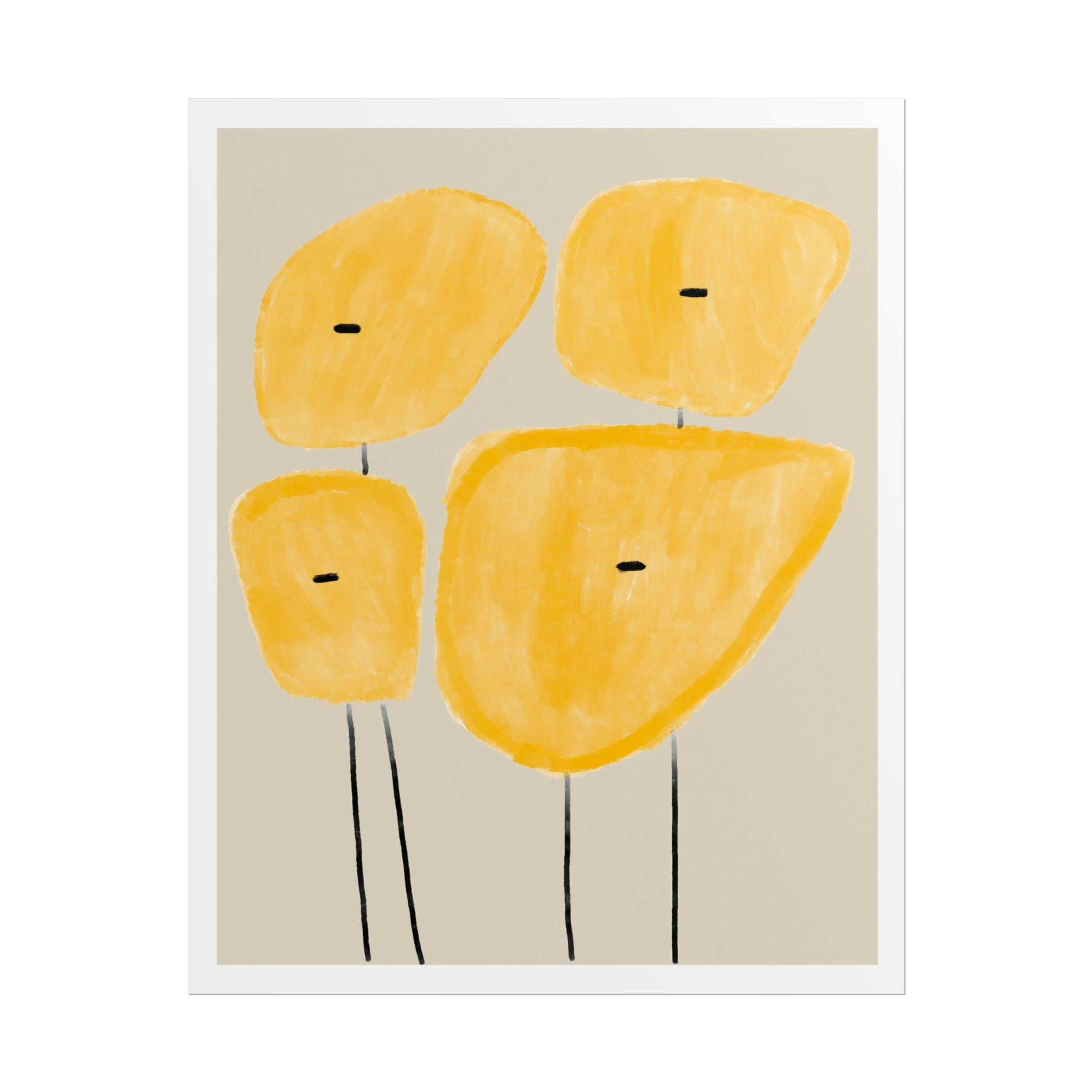 Golden Meadow Figures - Poster