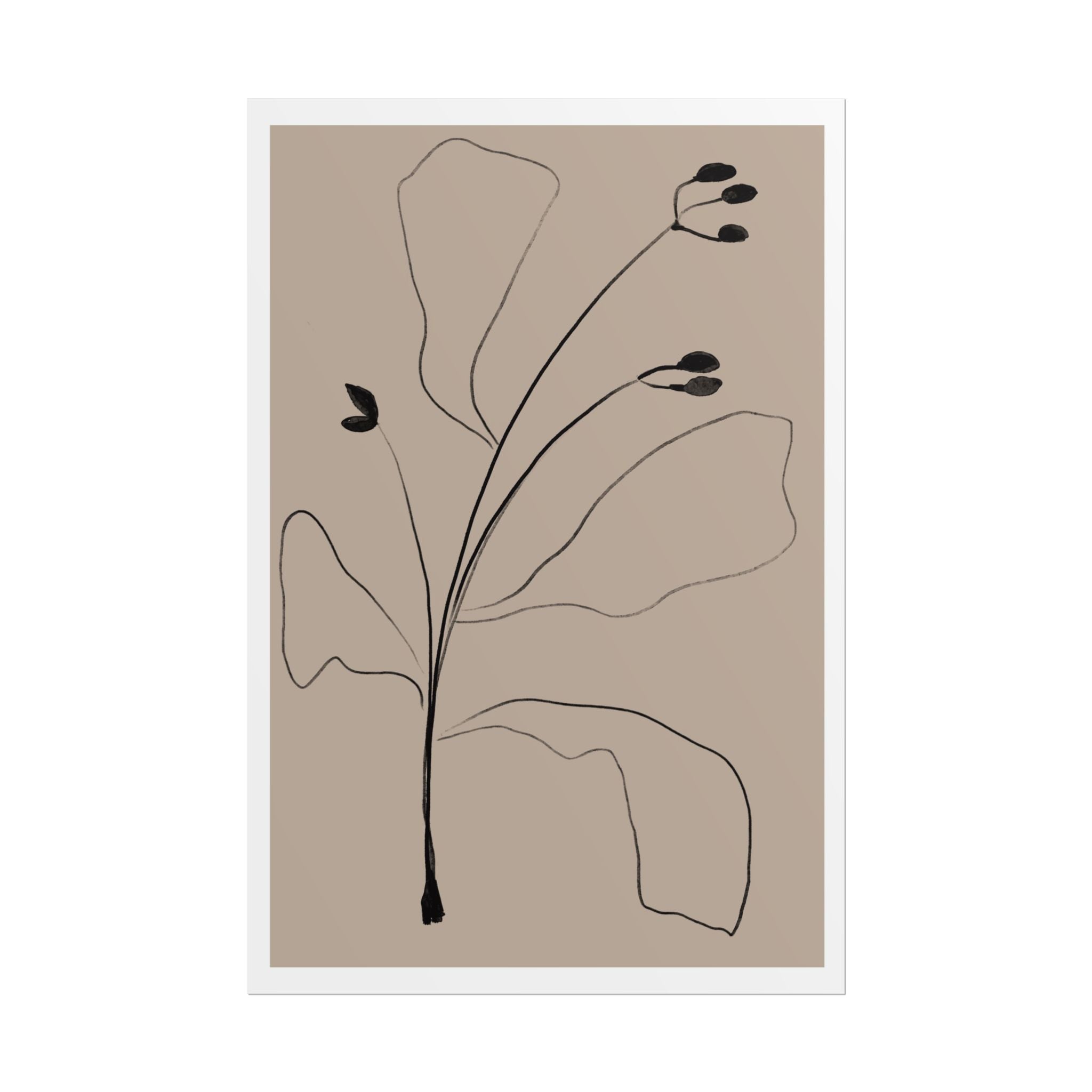 Quiet Botanical Gesture - Poster