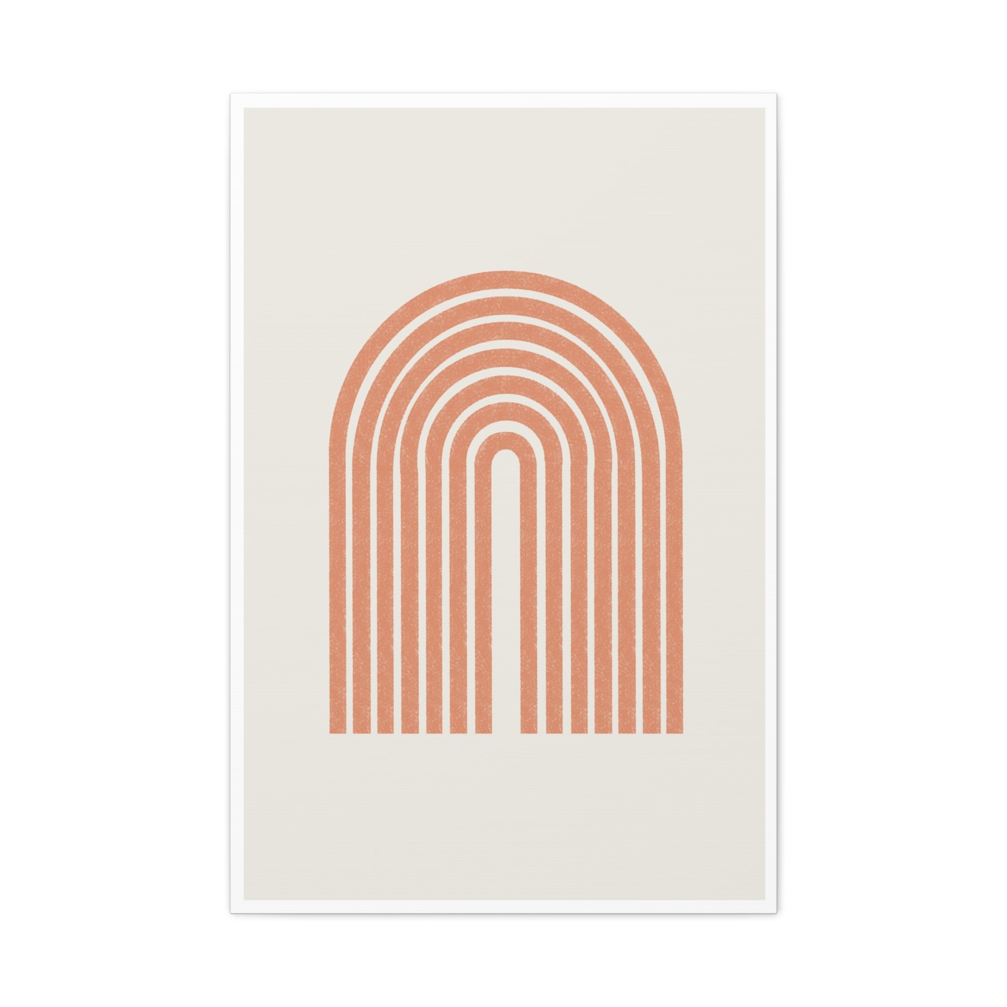 Terracotta Arc Whisper - Canvas