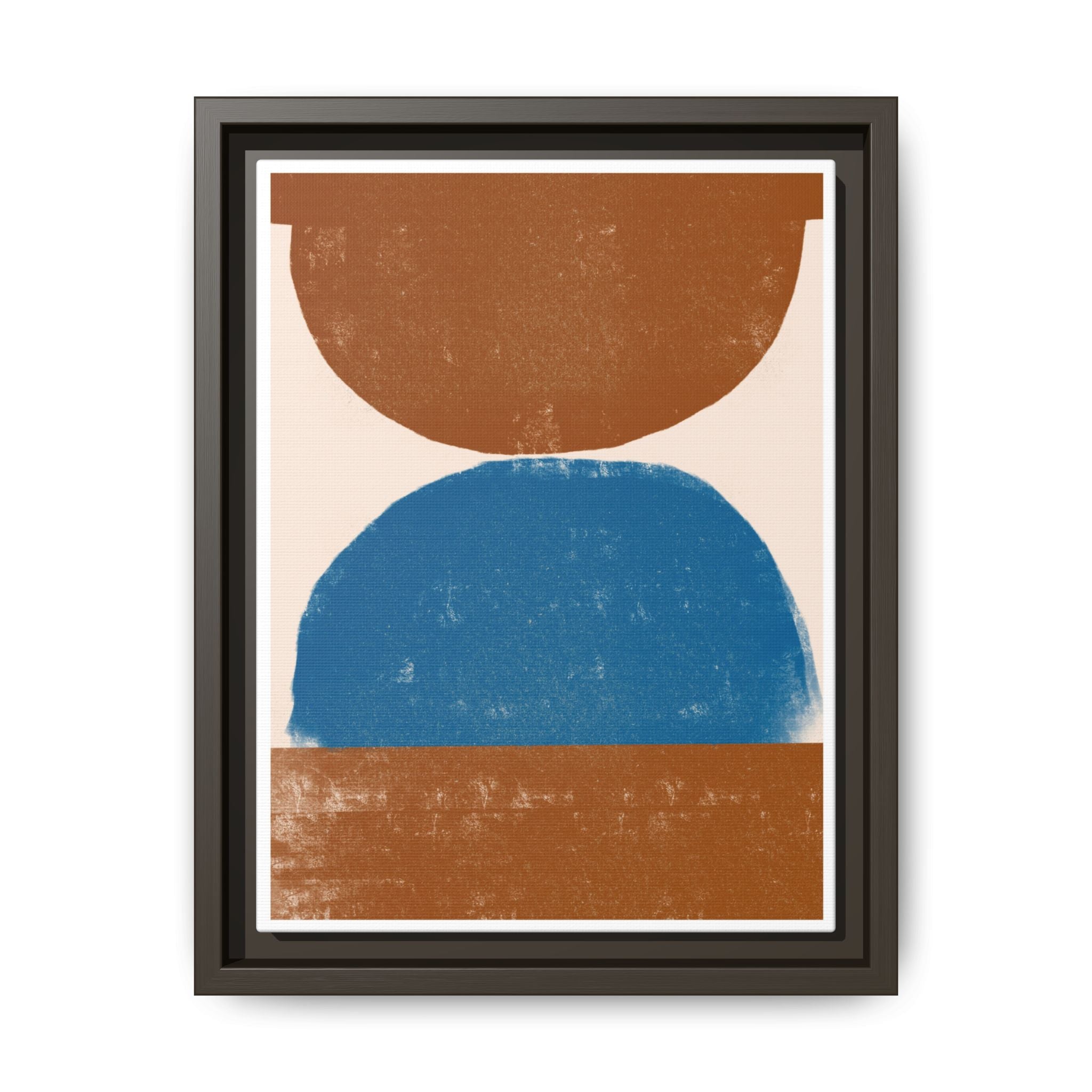 Cobalt Ember Equilibrium - Framed