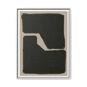 Midnight Geometry Passage - Framed
