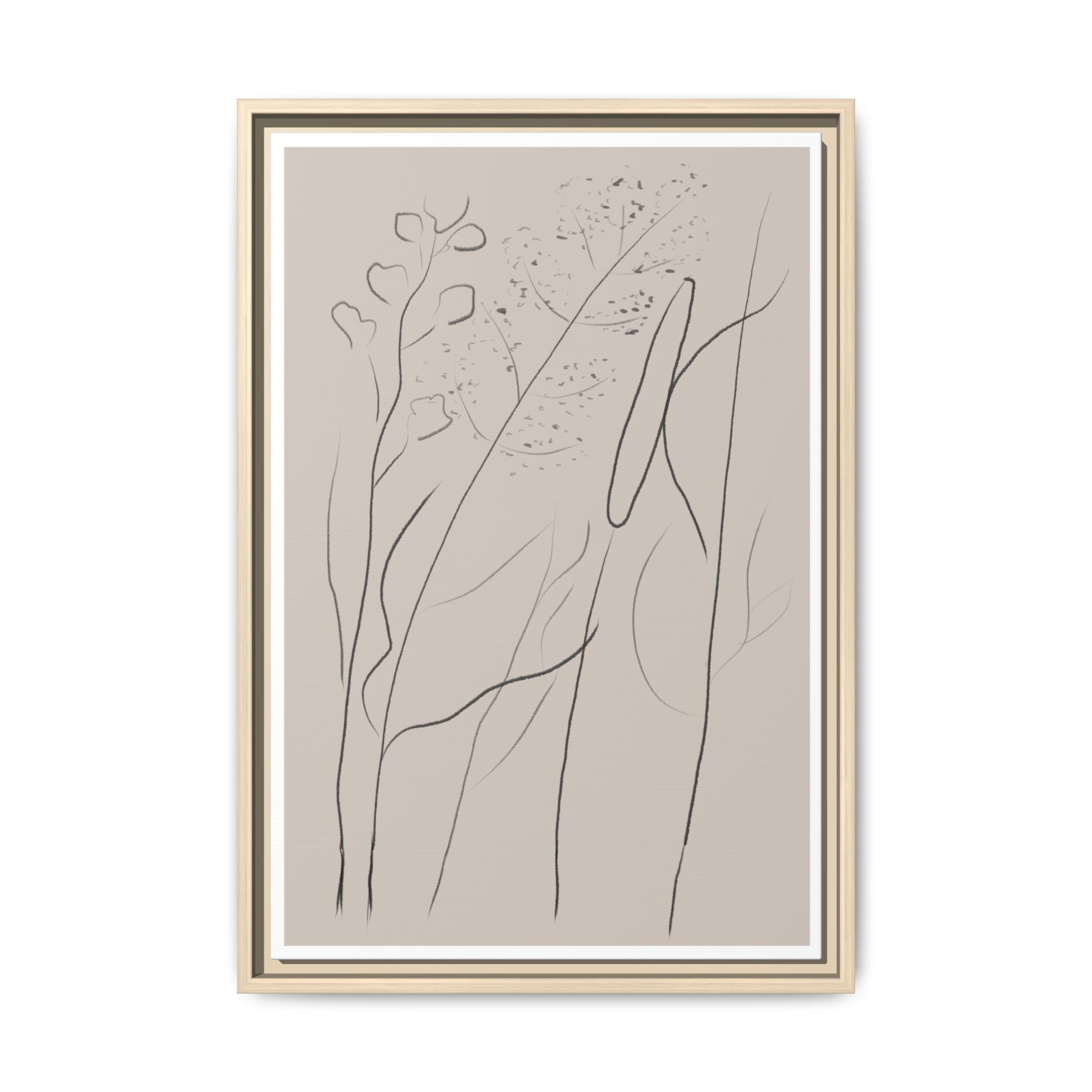 Quiet Woodland Traces - Framed