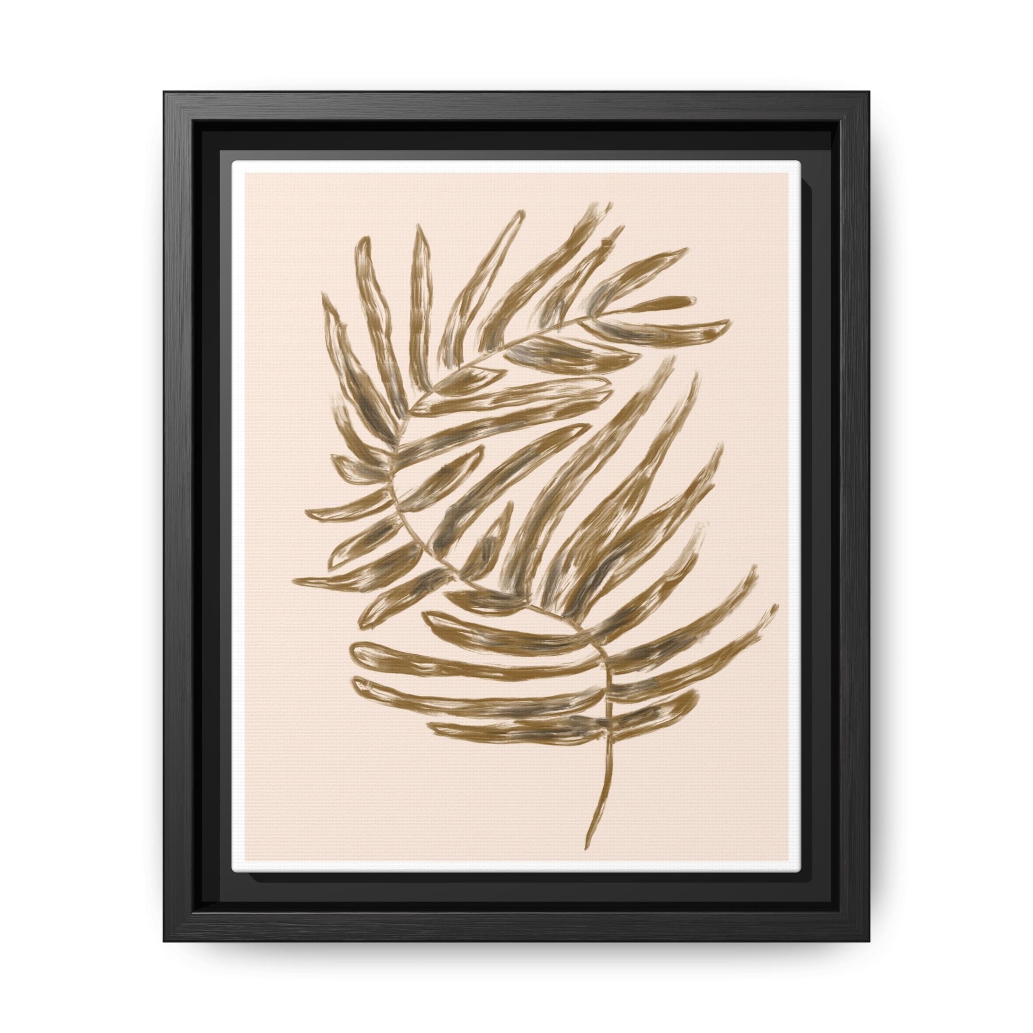 Golden Frond Reverie - Framed