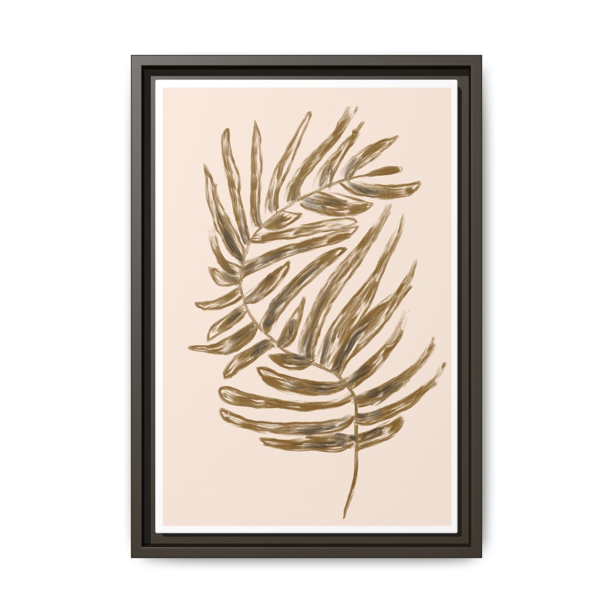 Golden Frond Reverie - Framed