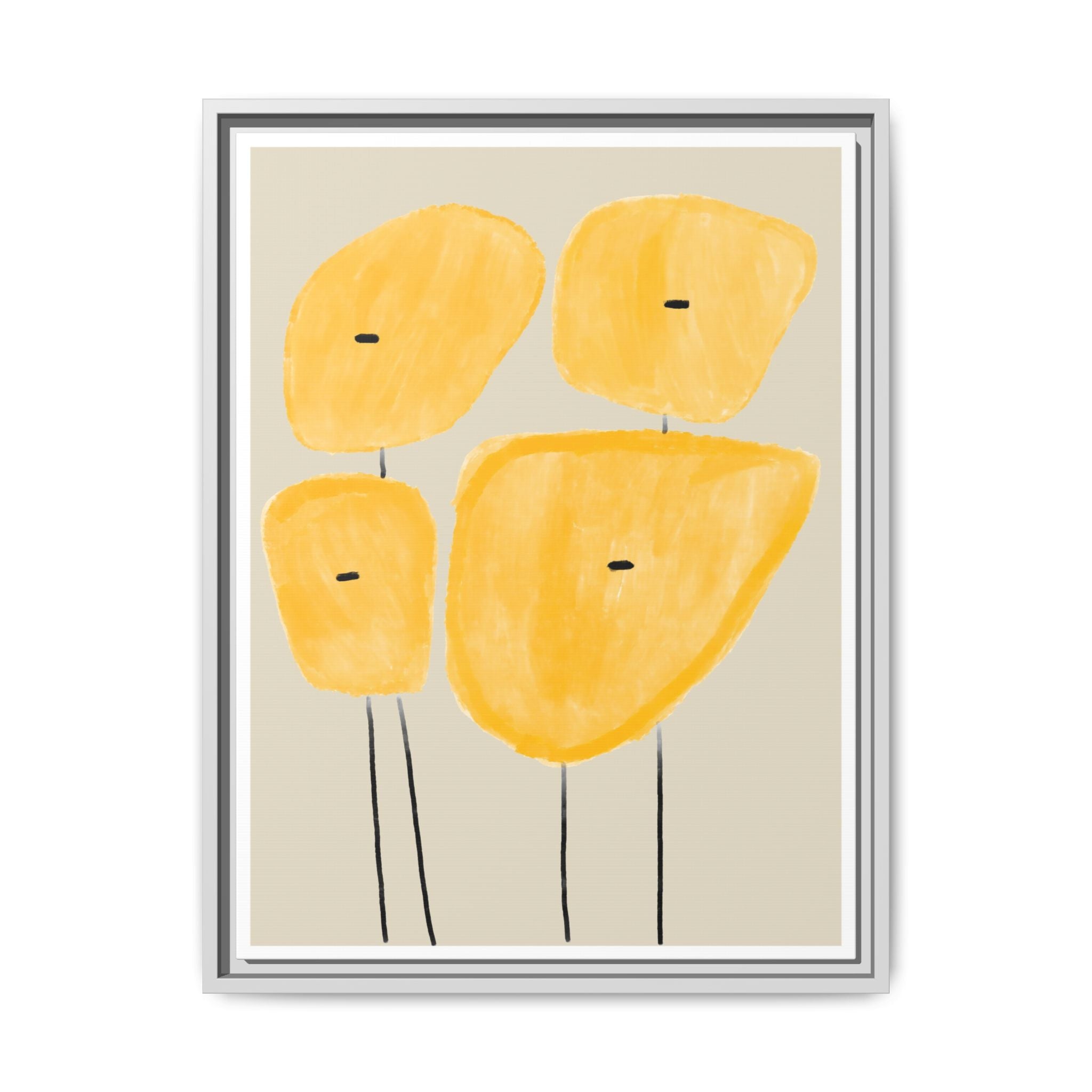 Golden Meadow Figures - Framed