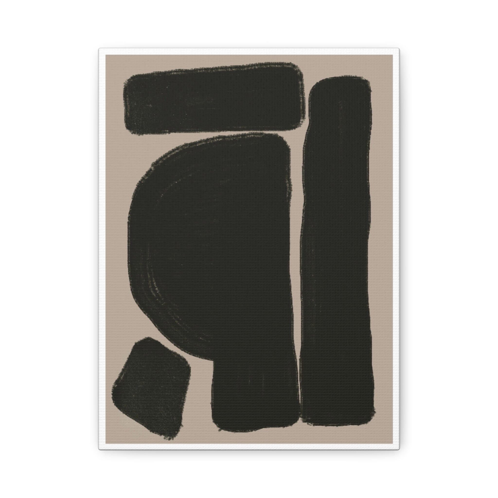 Velvet Obsidian Forms - Canvas