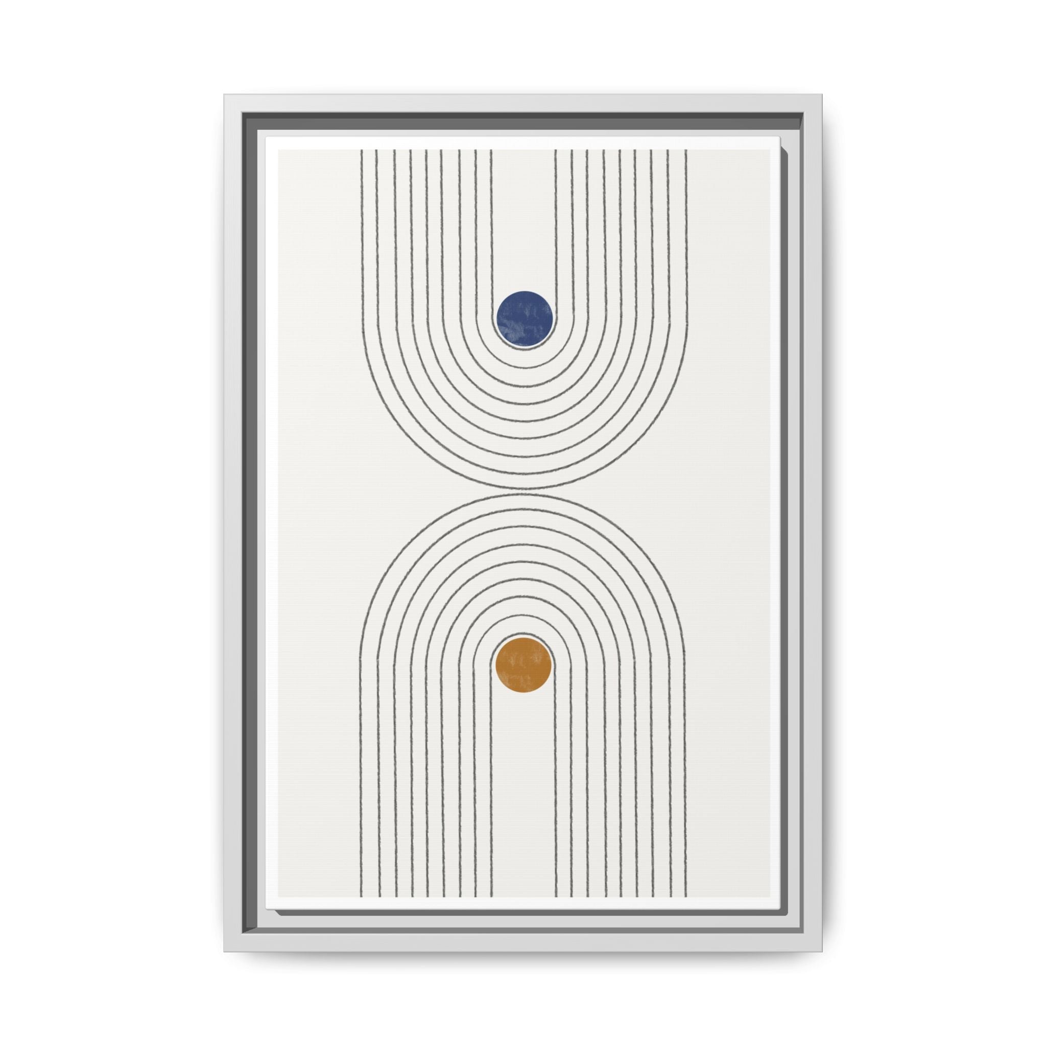 Dual Orbit Rhythm - Framed