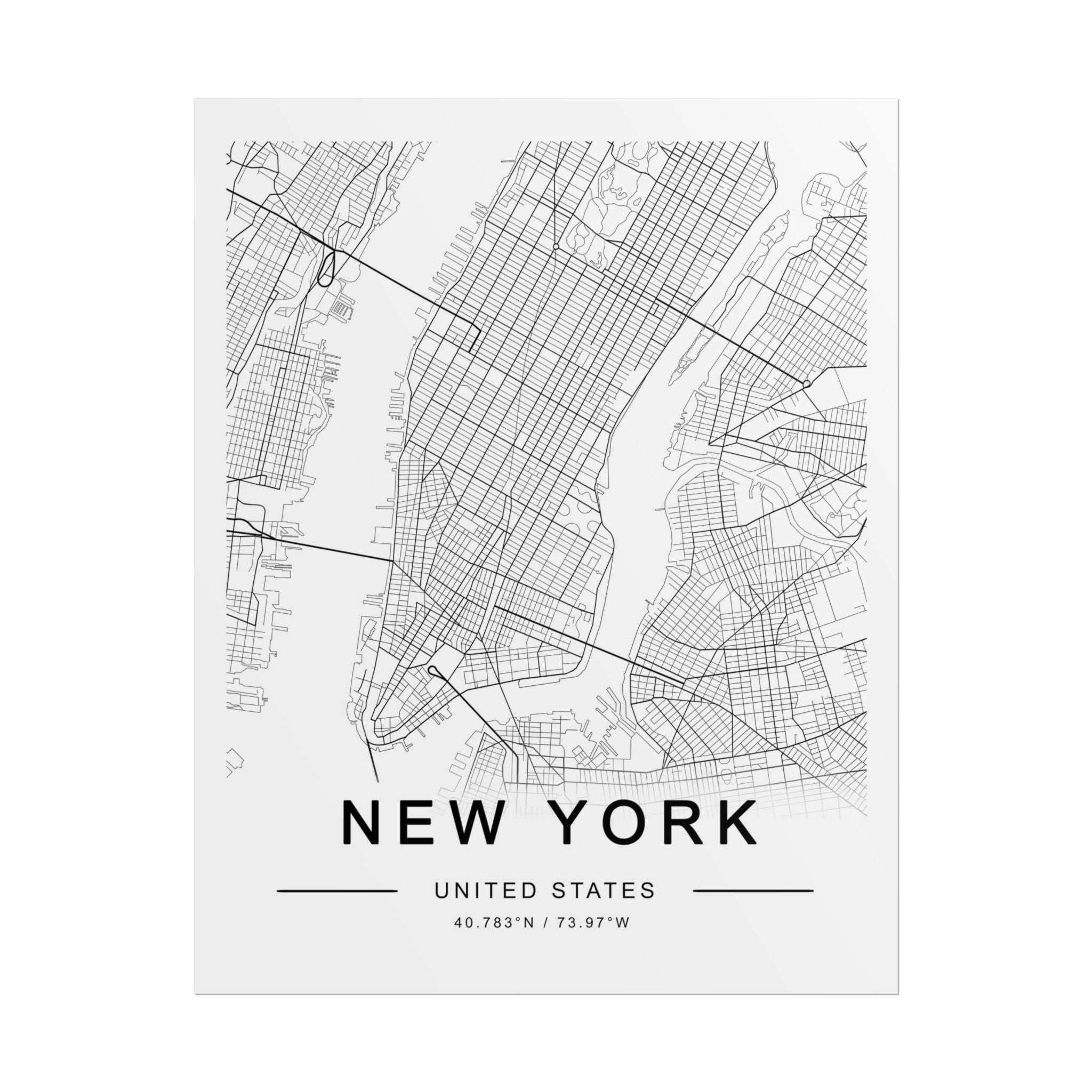 Metropolitan Gridline Reverie - Poster