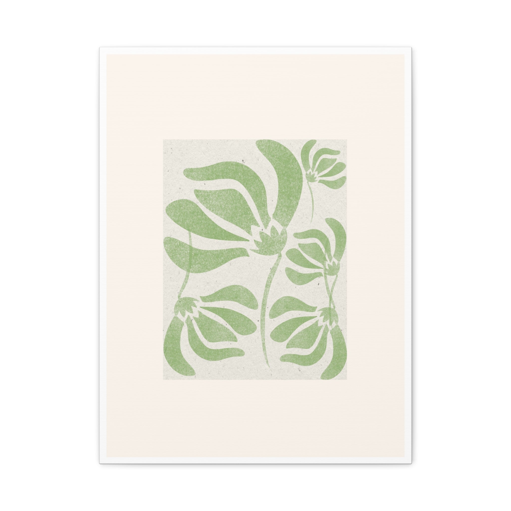 Verdant Bloom Harmony - Canvas