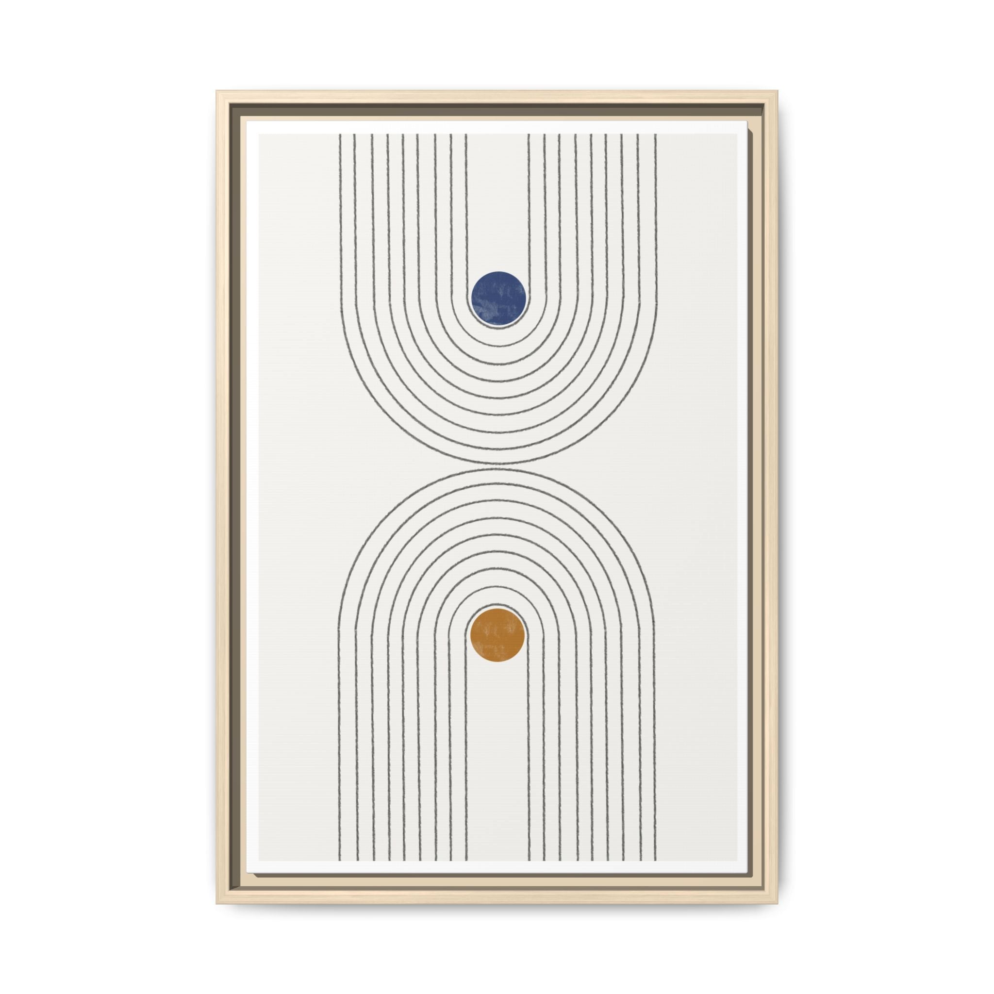 Dual Orbit Rhythm - Framed