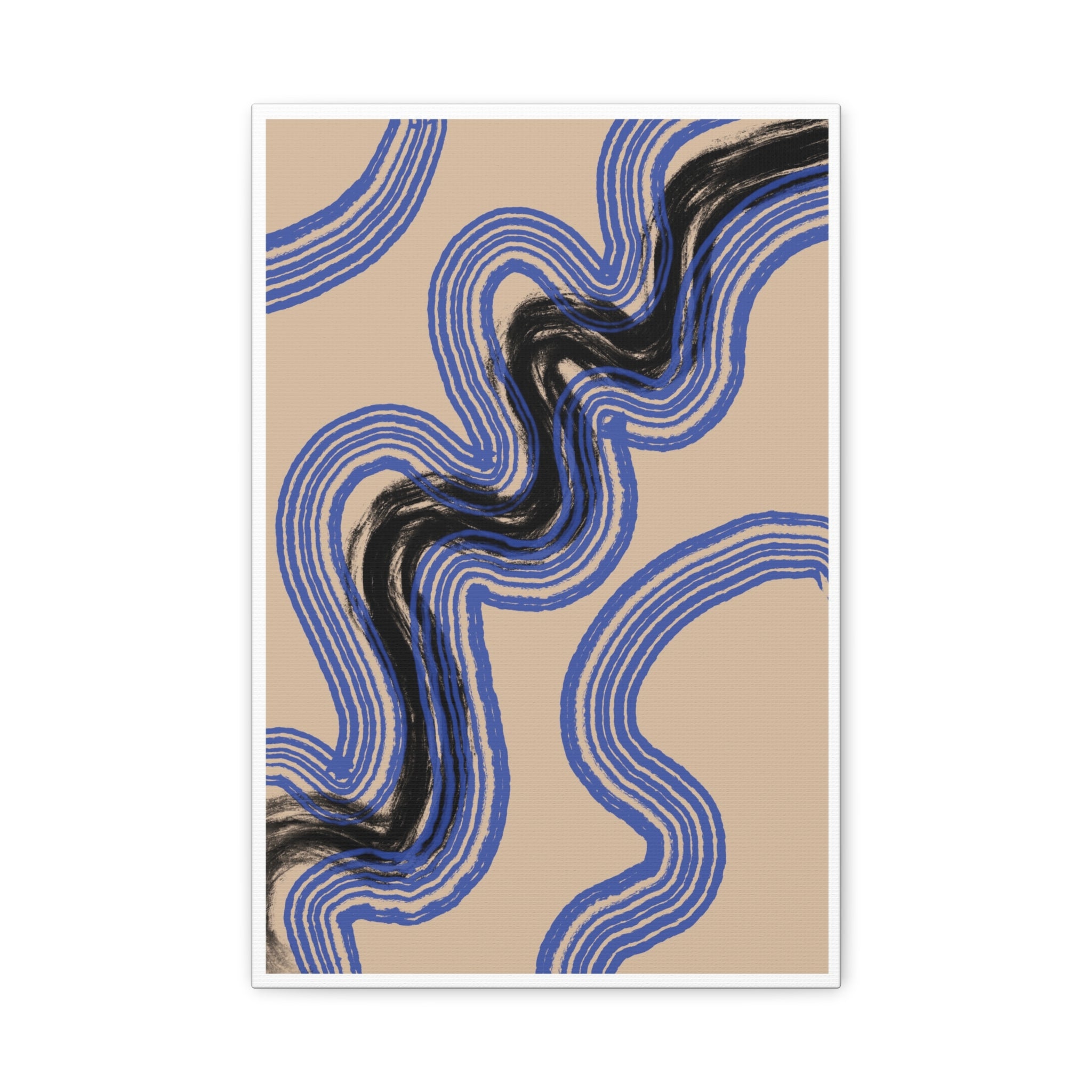 Indigo Rhythm Passage - Canvas