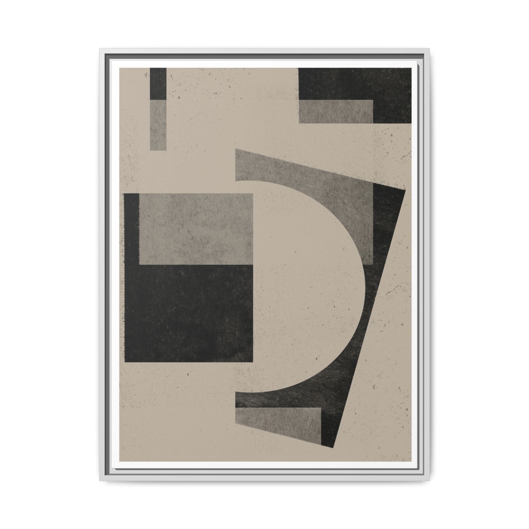 Obsidian Balance Study - Framed