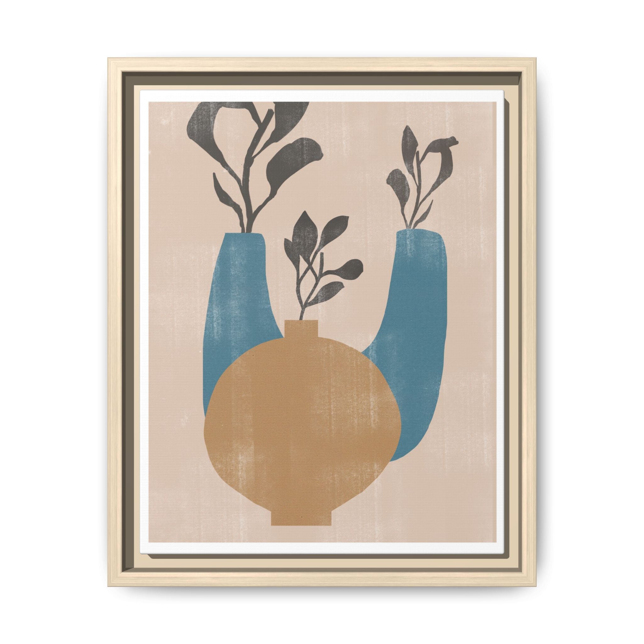 Azure Vessel Harmony - Framed
