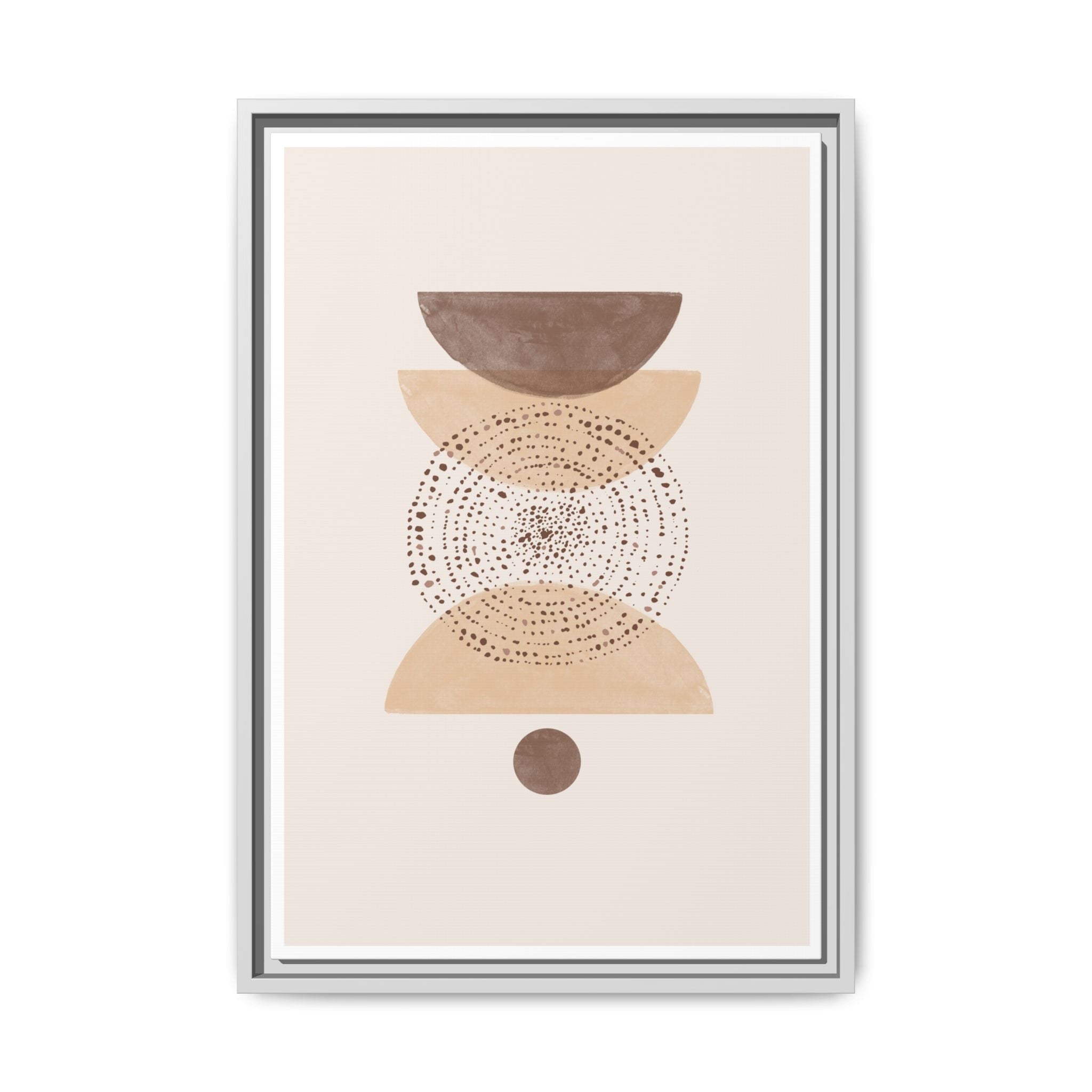 Terracotta Orbit Balance - Framed
