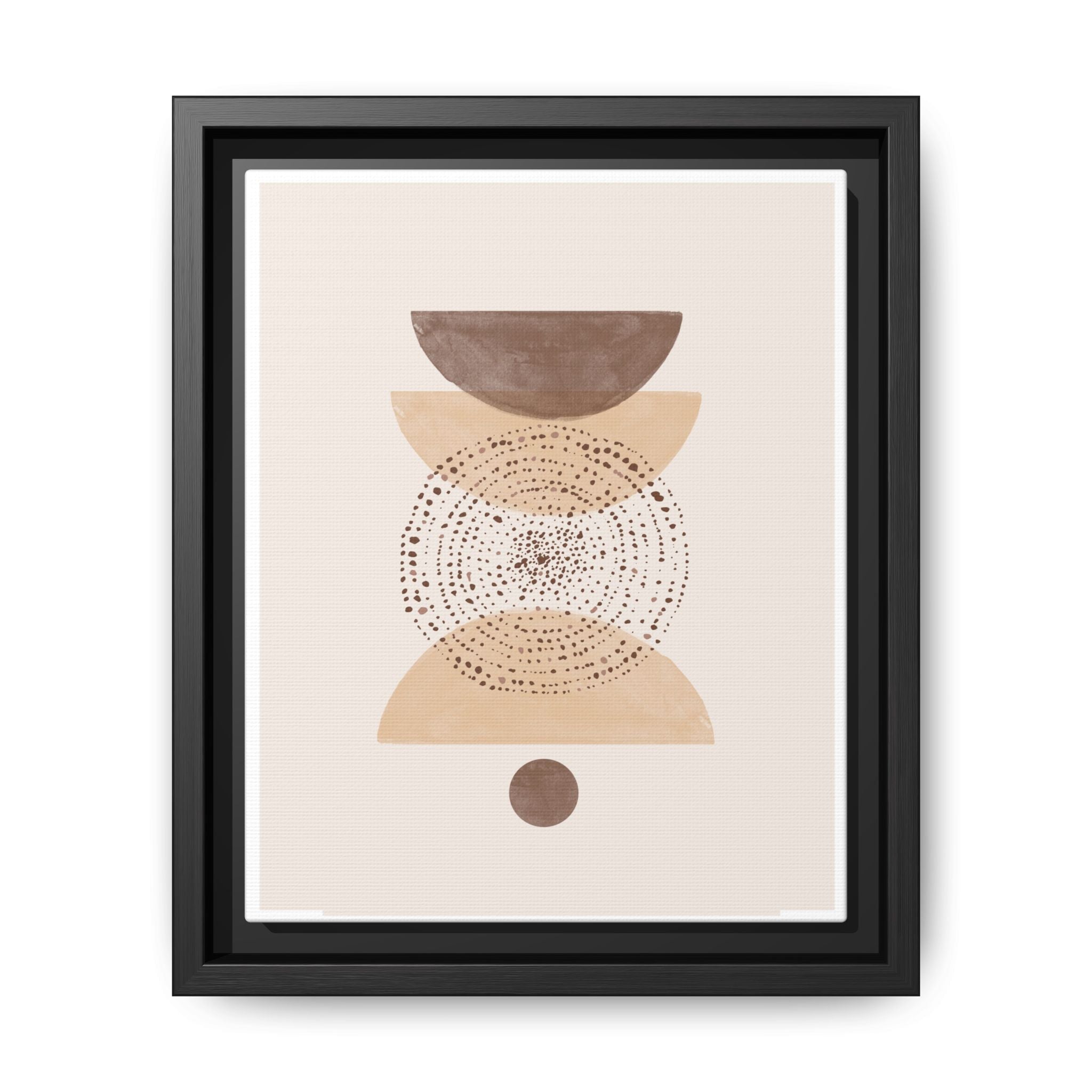 Terracotta Orbit Balance - Framed