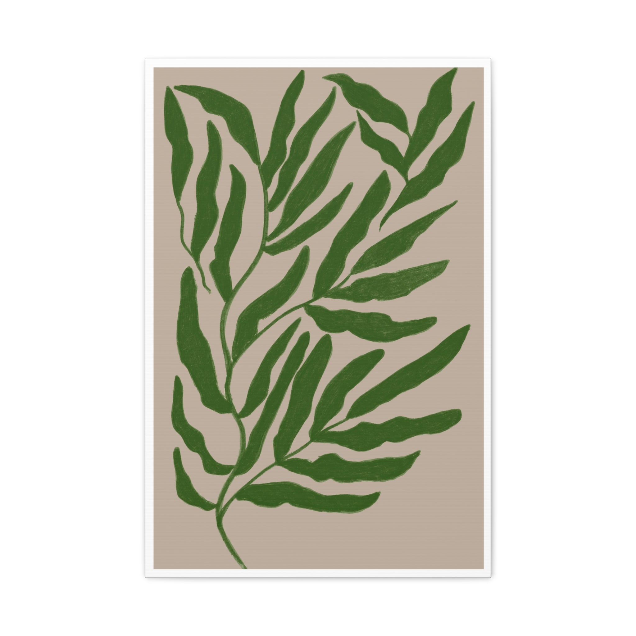 Emerald Canopy Drift - Canvas