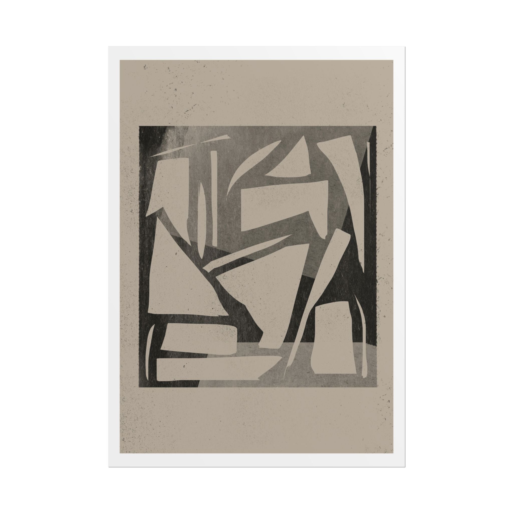 Shadow Fragment Rhythm Study - Poster