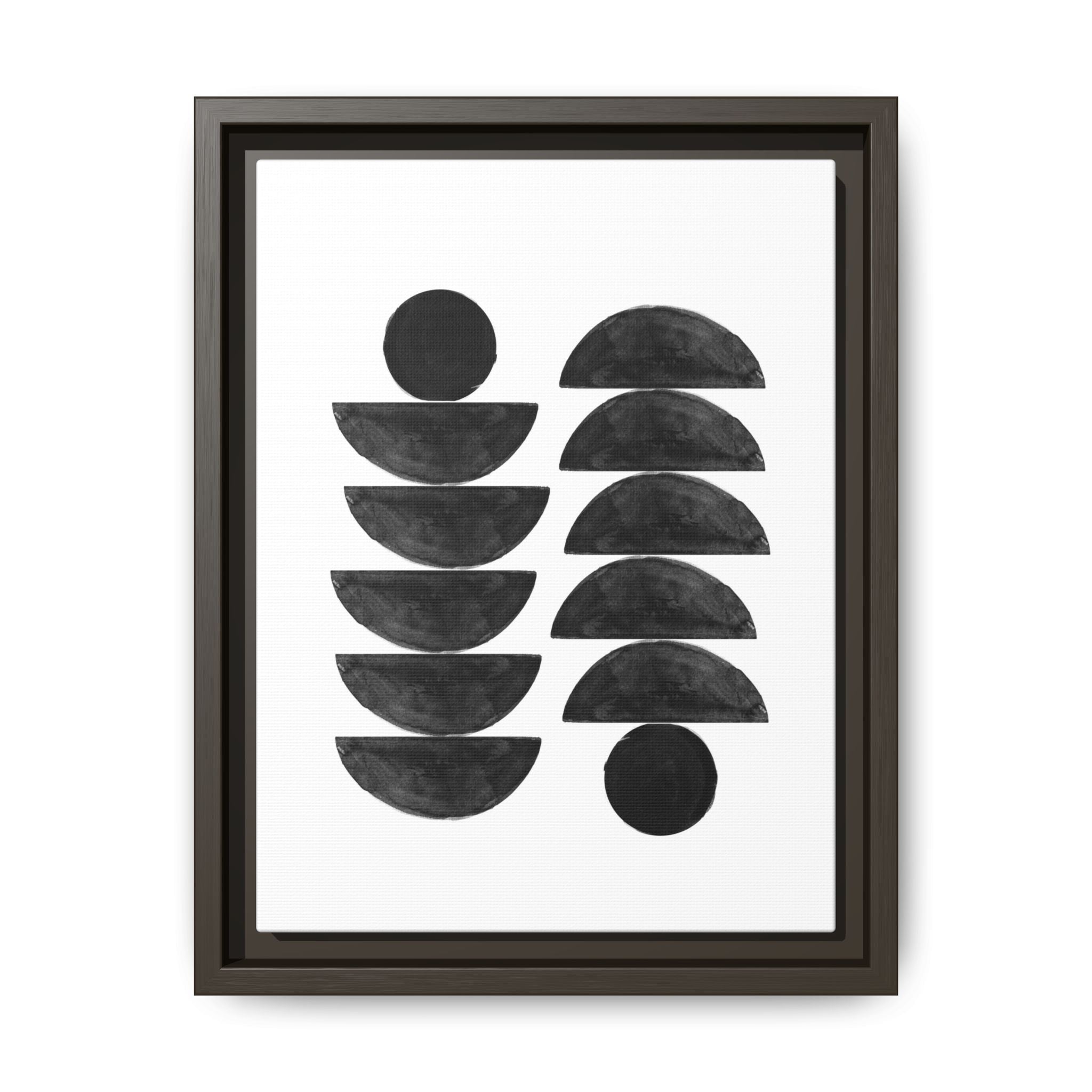 Obsidian Balance Echoes - Framed