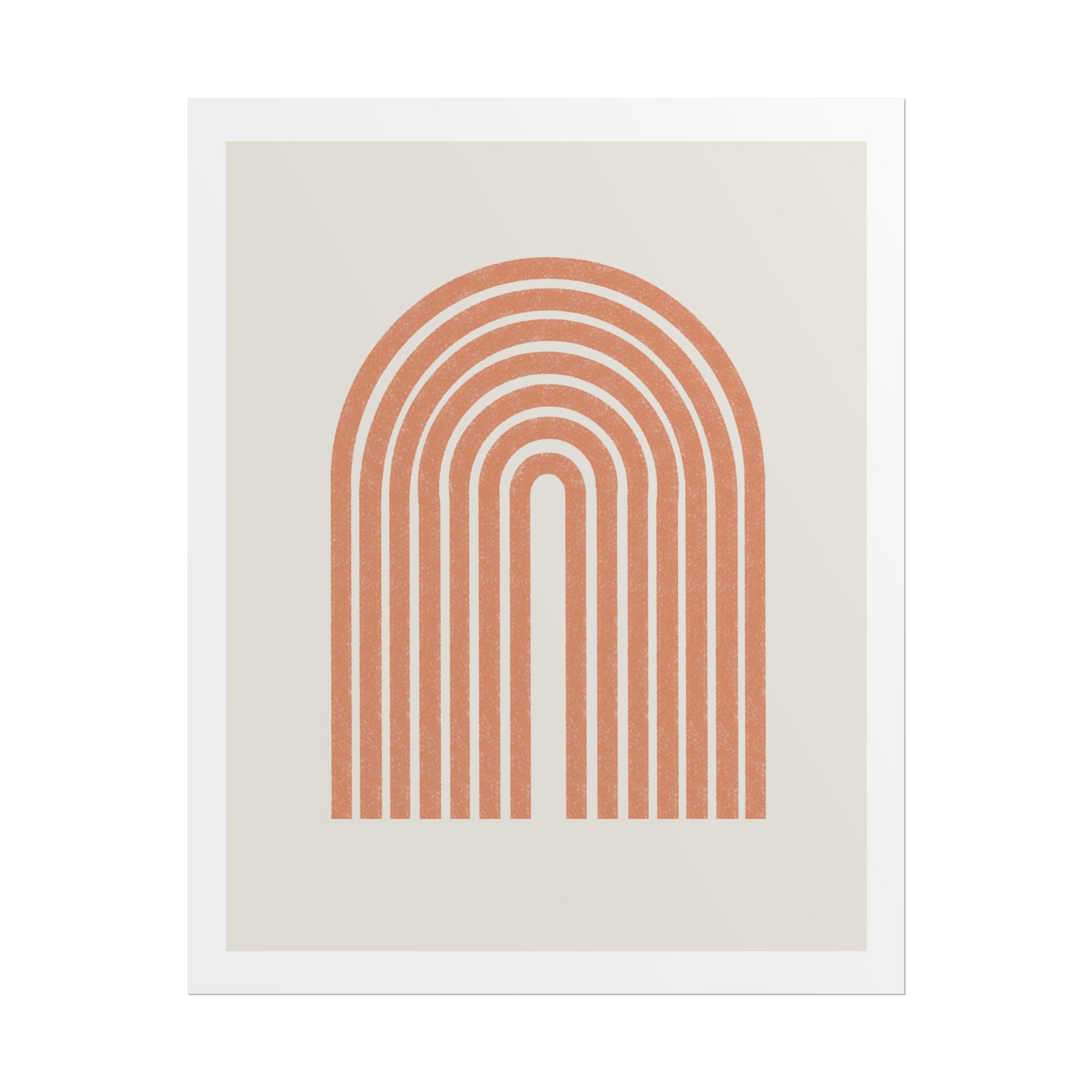 Terracotta Arc Whisper - Poster