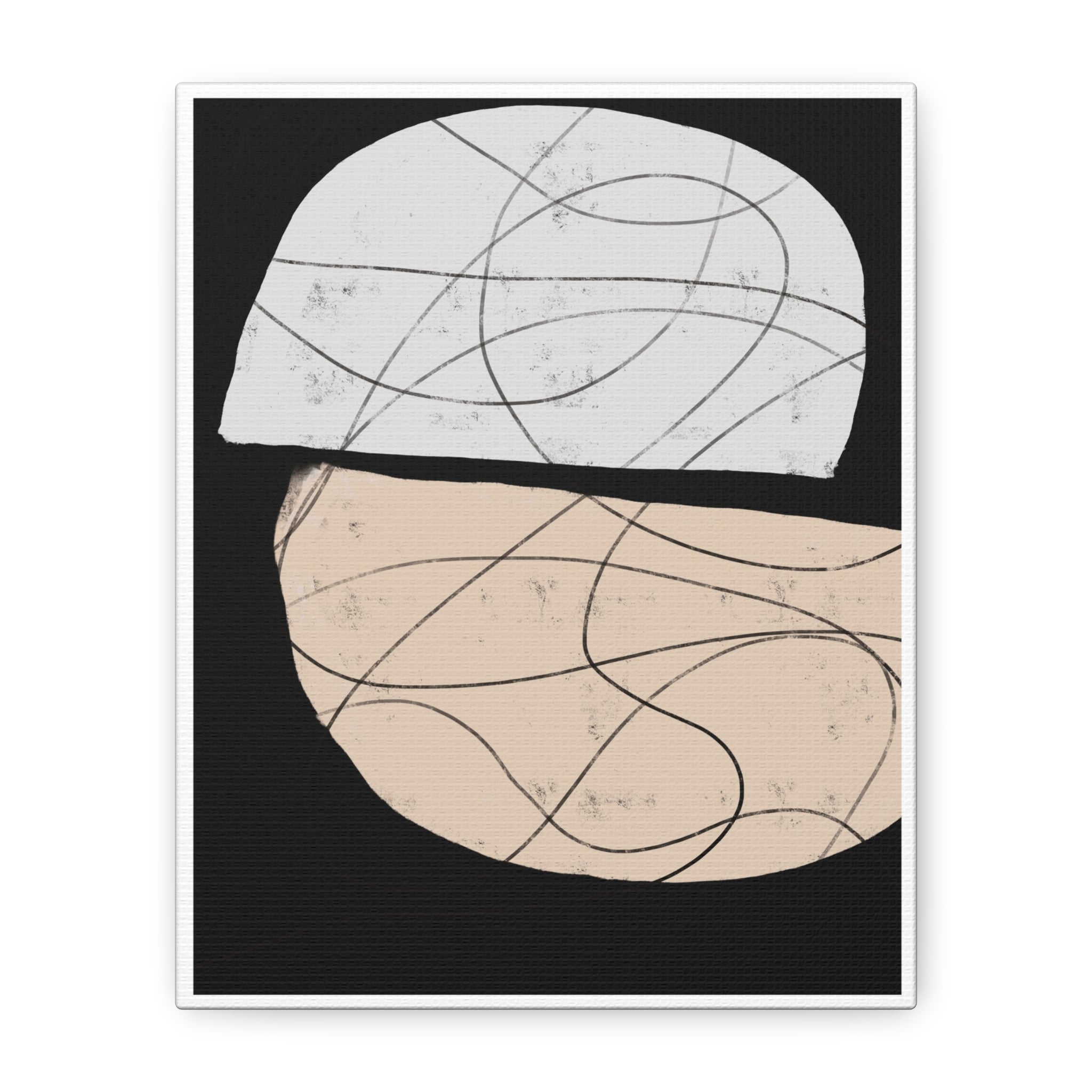 Nocturne Orbit Lines - Canvas