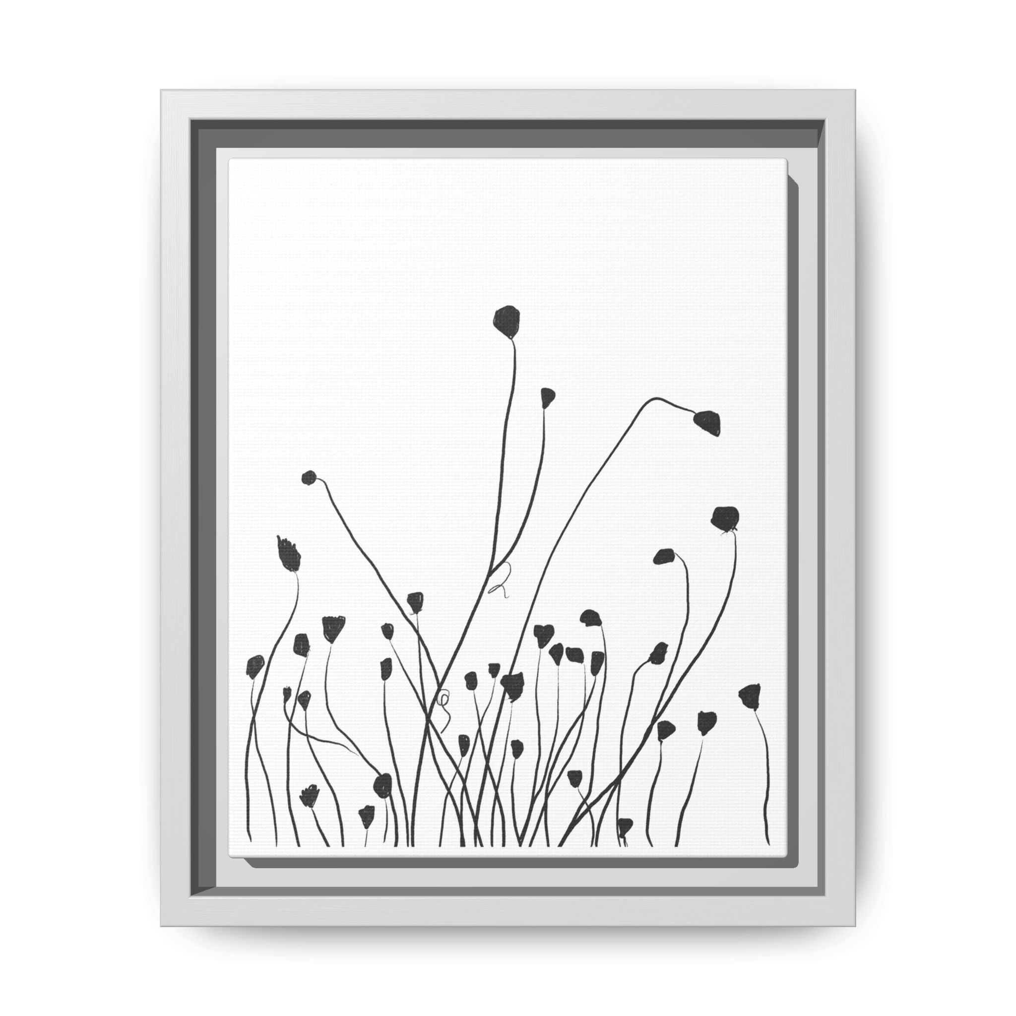 Silent Bloom Horizon - Framed