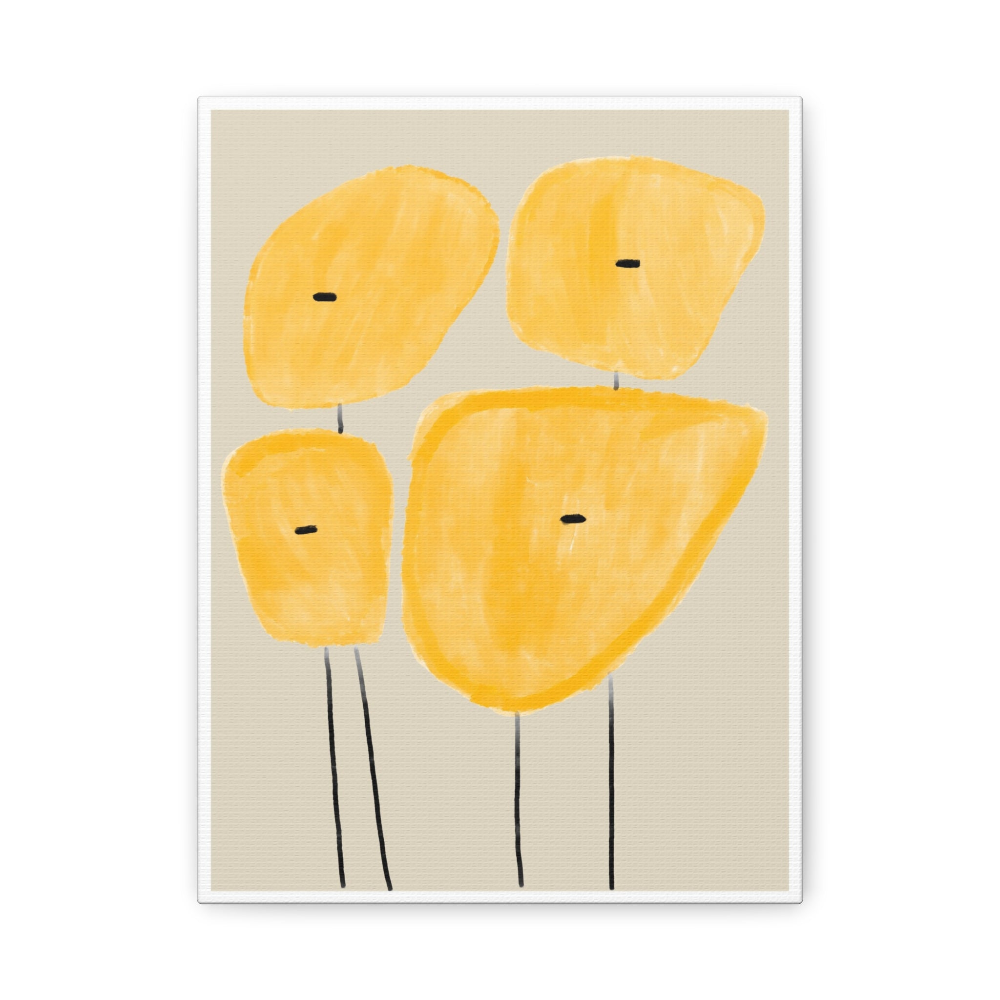 Golden Meadow Figures - Canvas