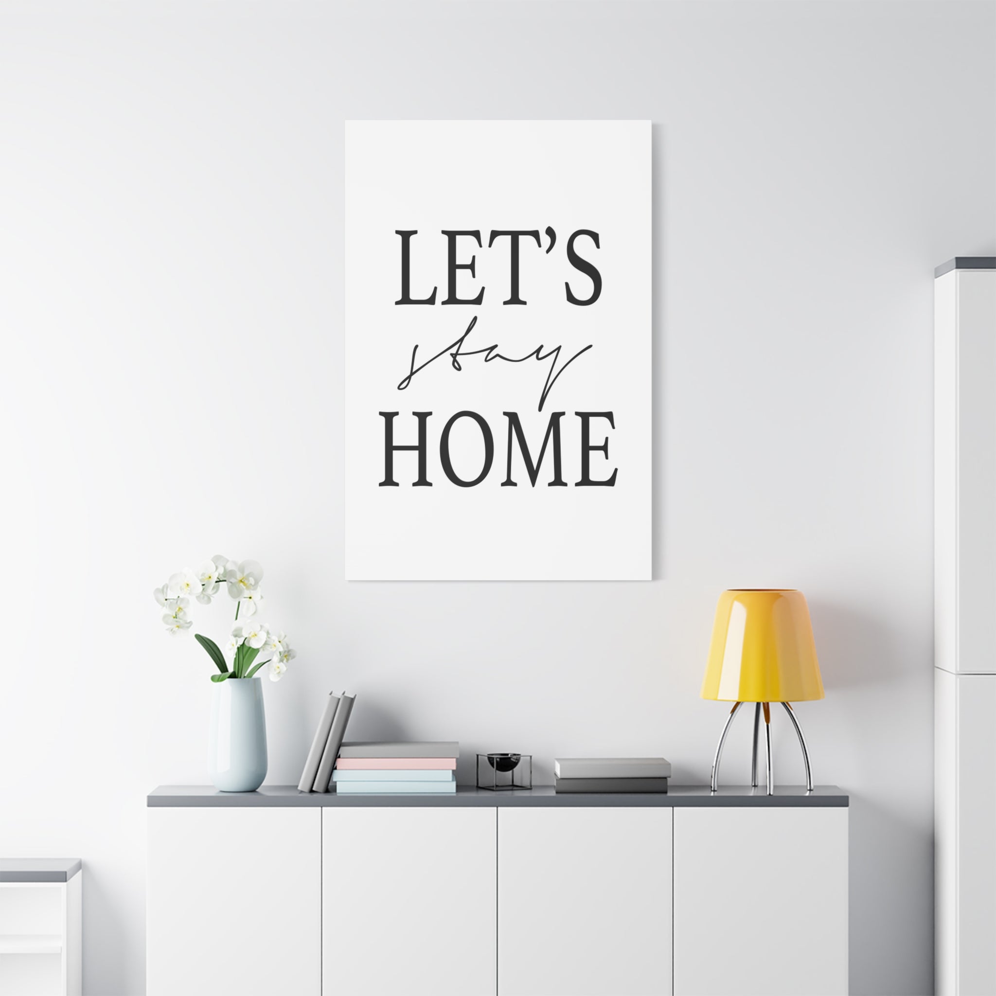 Gentle Haven Typography Glow - Canvas