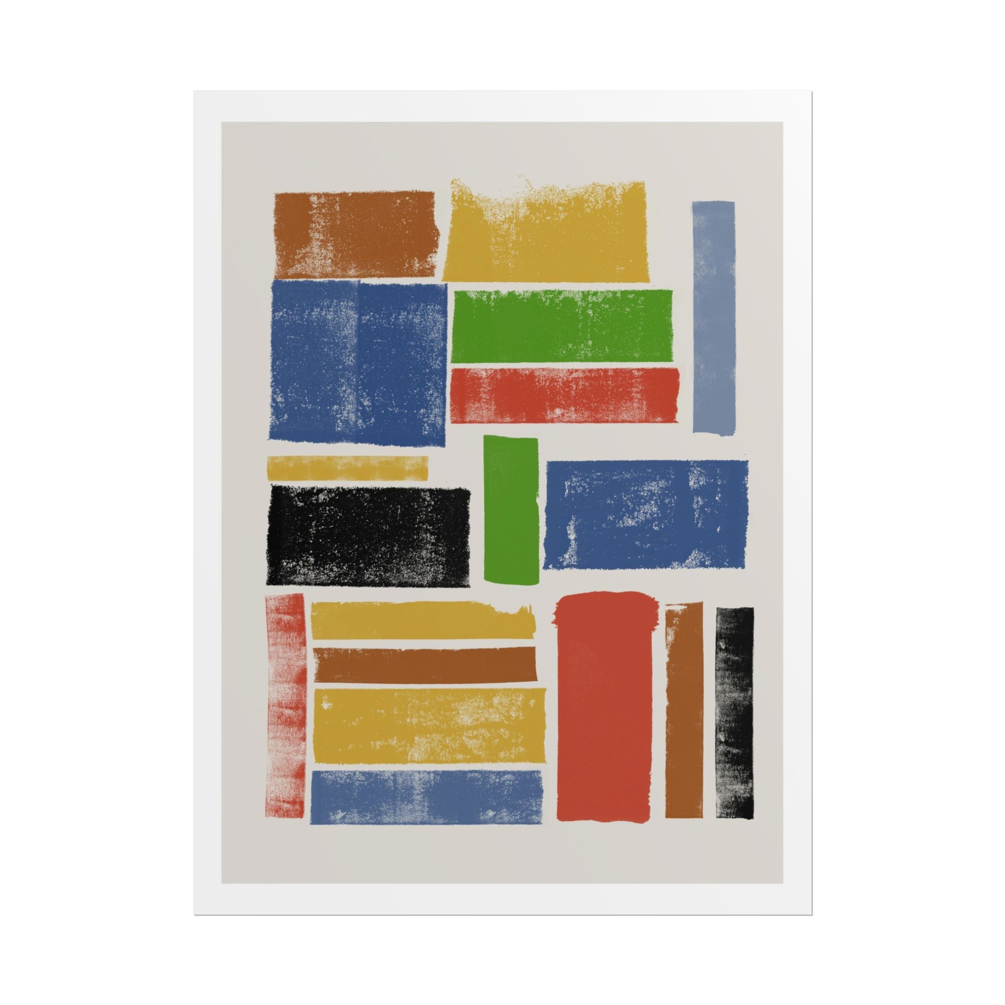 Playful Color Rhythm - Poster