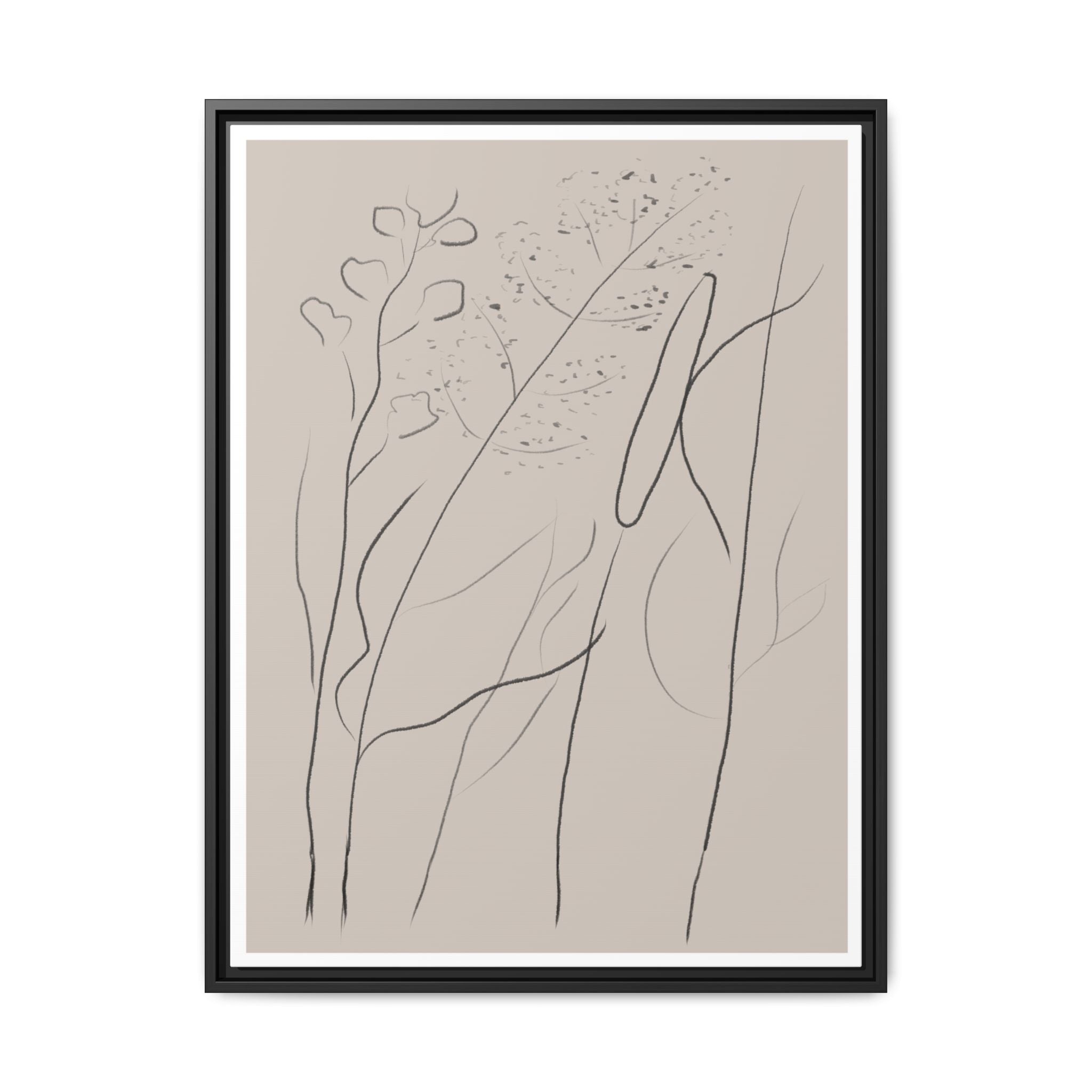 Quiet Woodland Traces - Framed