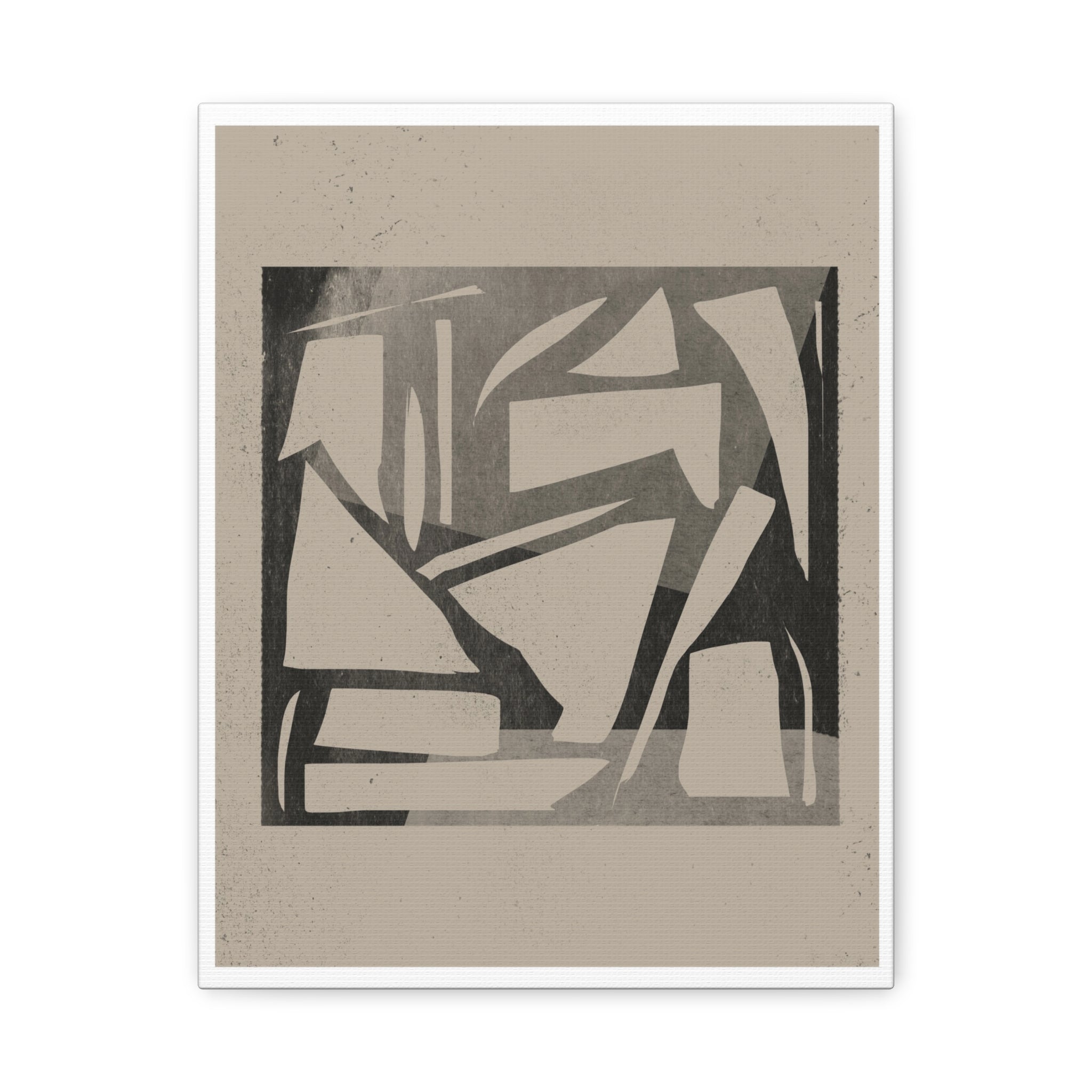 Shadow Fragment Rhythm Study - Canvas