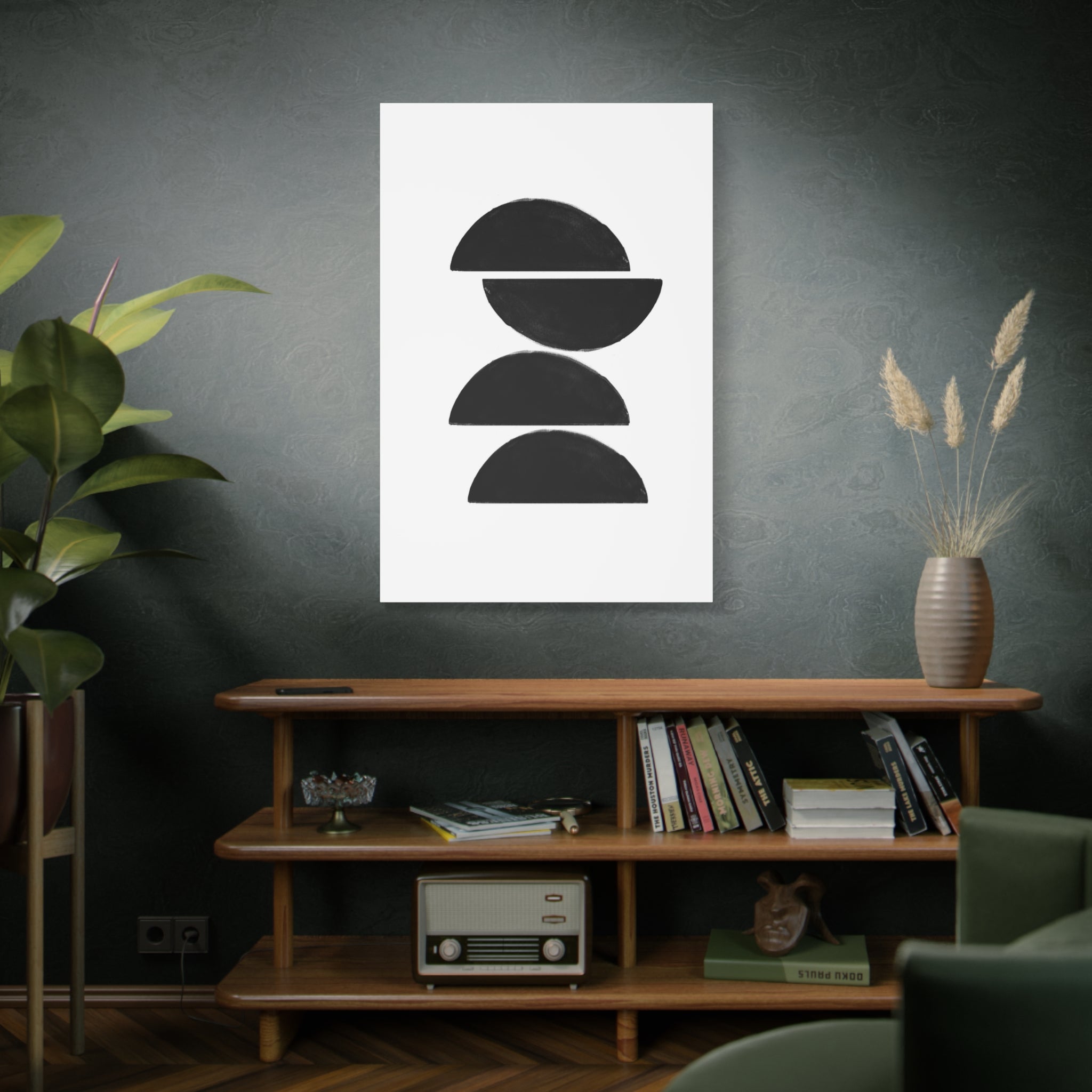Noir Horizon Rhythm - Canvas