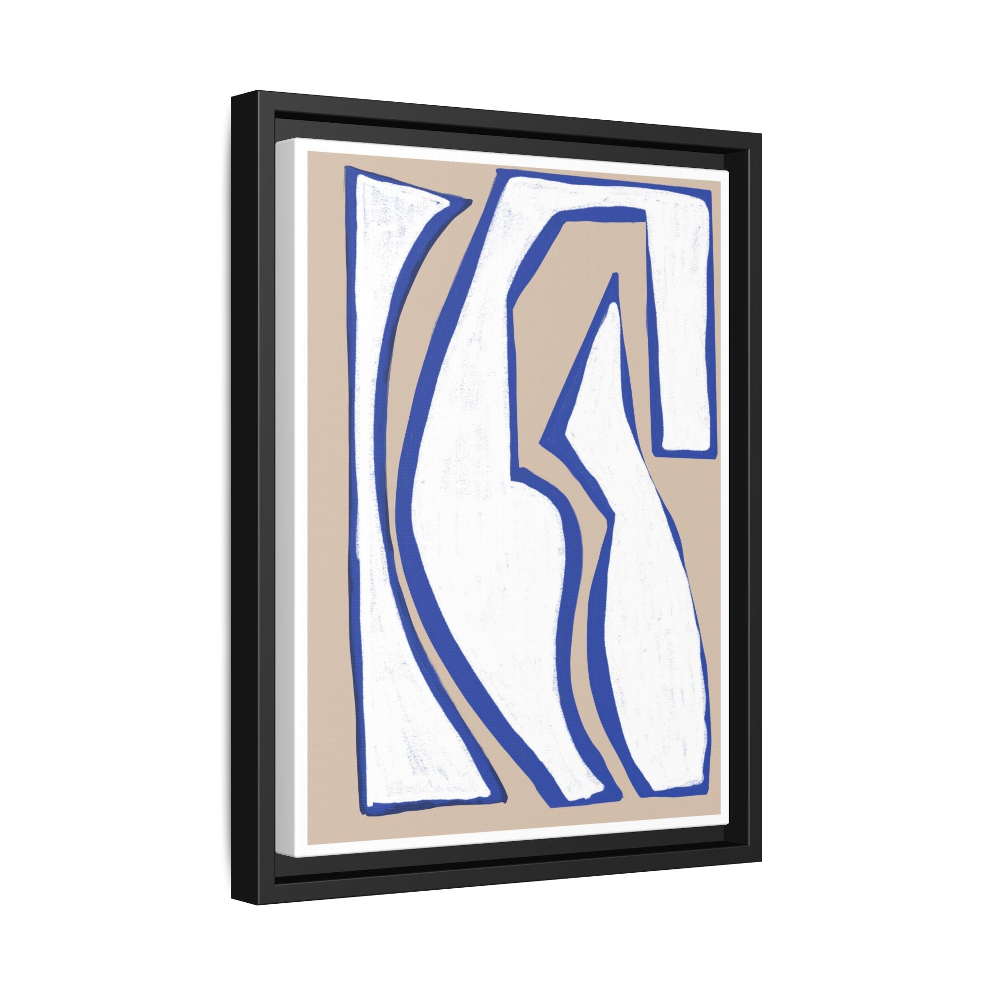 Cobalt Form Continuum - Framed