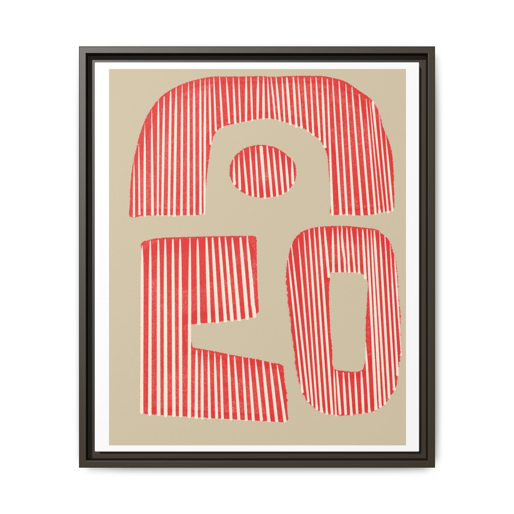 Coral Echo Forms - Framed