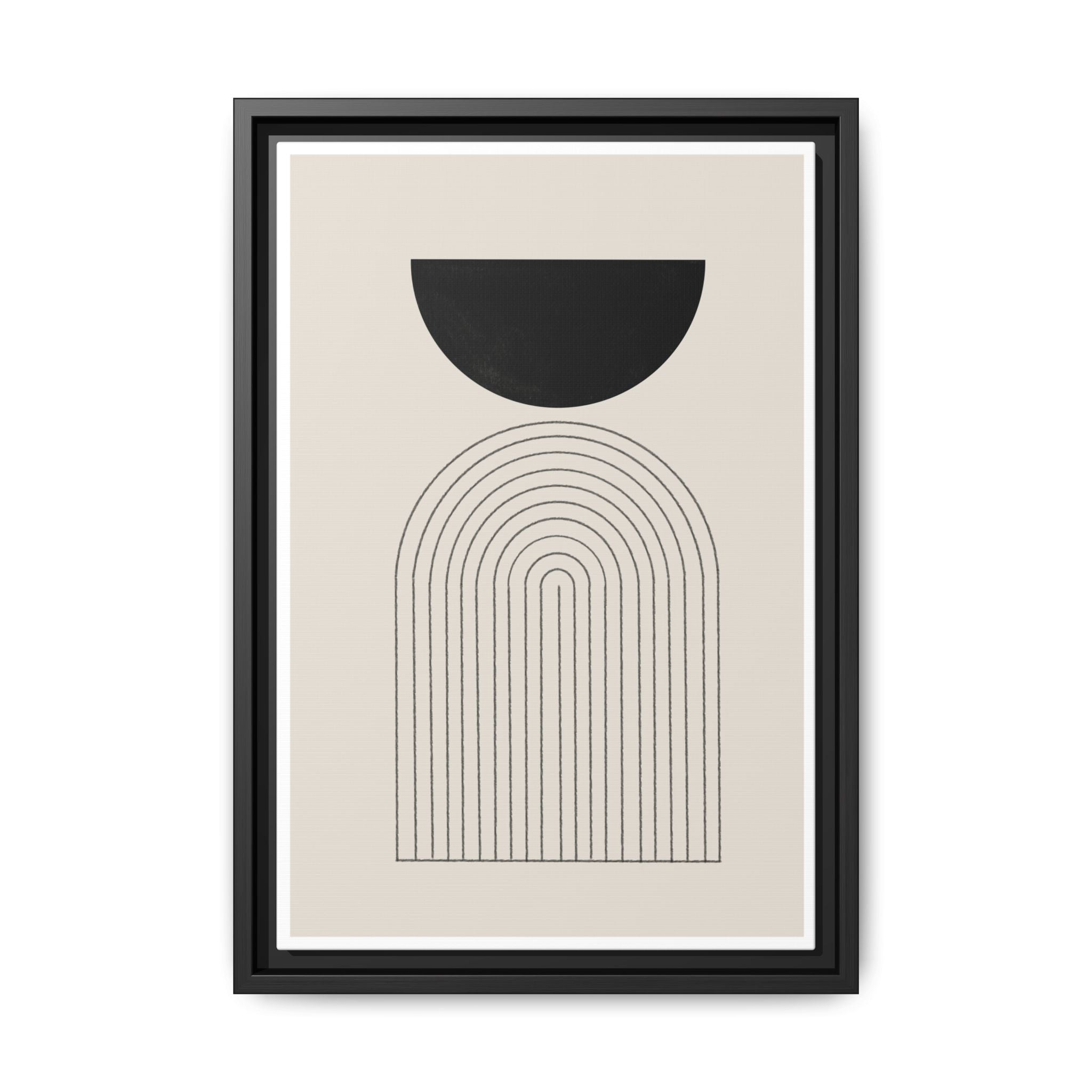 Midnight Portal Lines - Framed