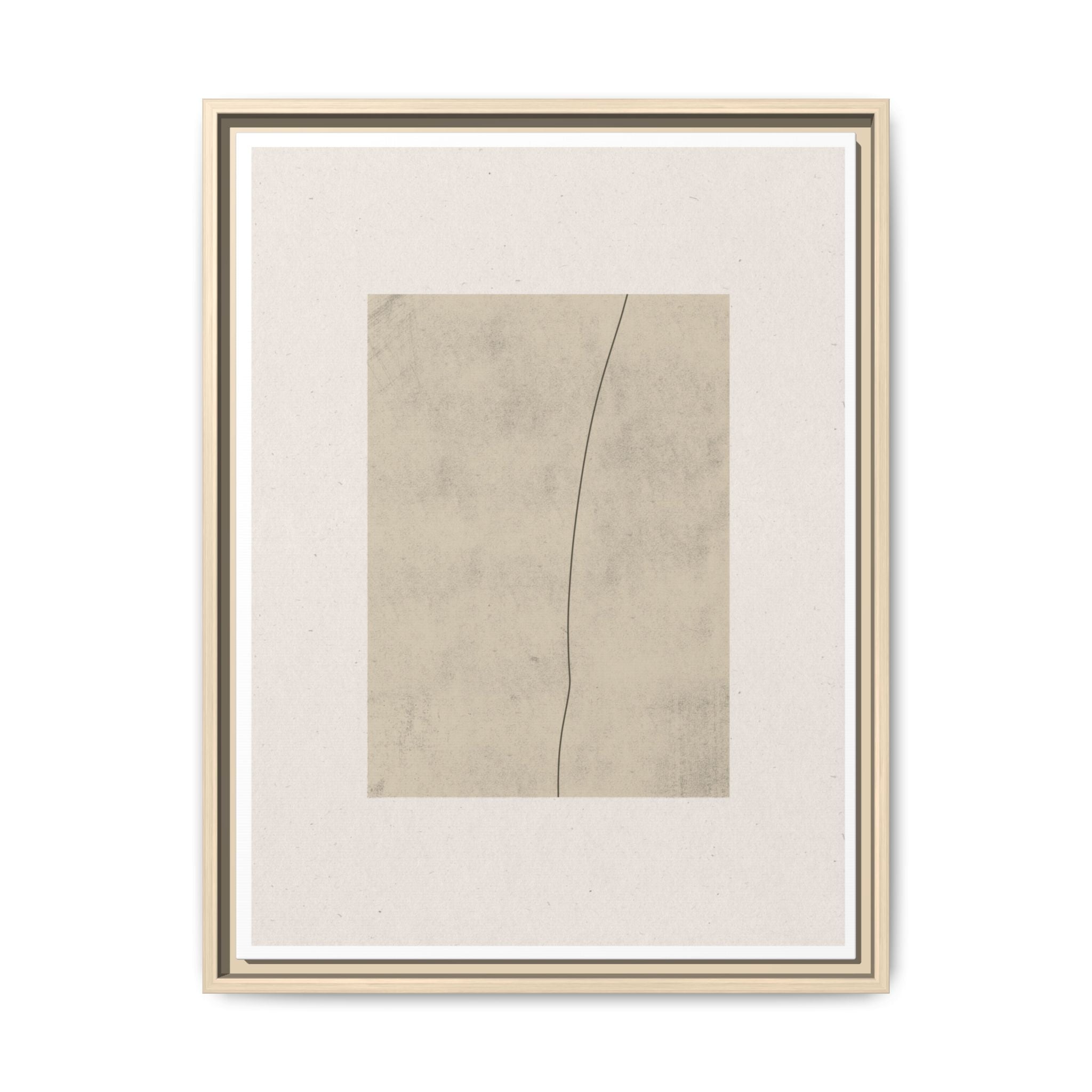 Quiet Contour Passage - Framed