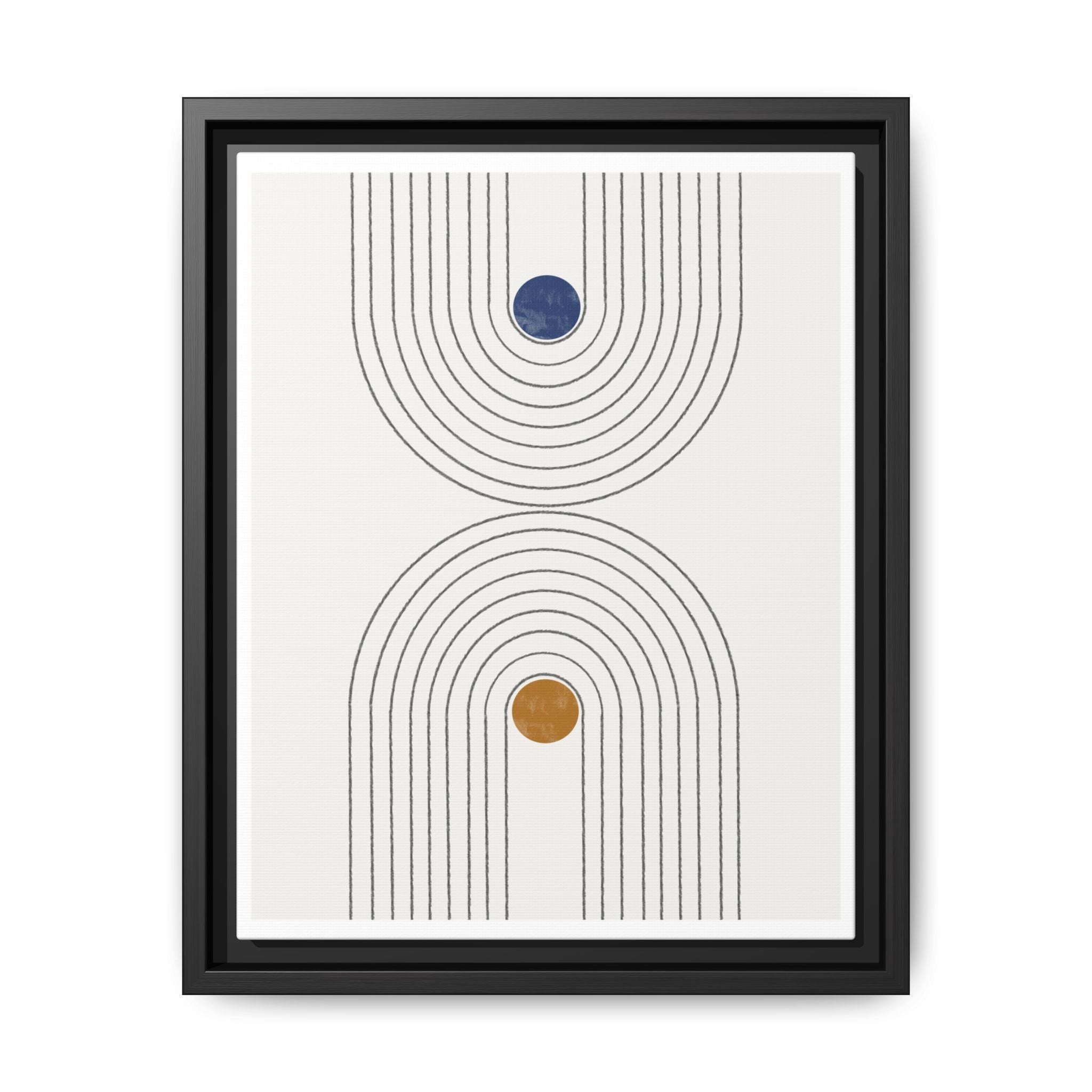 Dual Orbit Rhythm - Framed